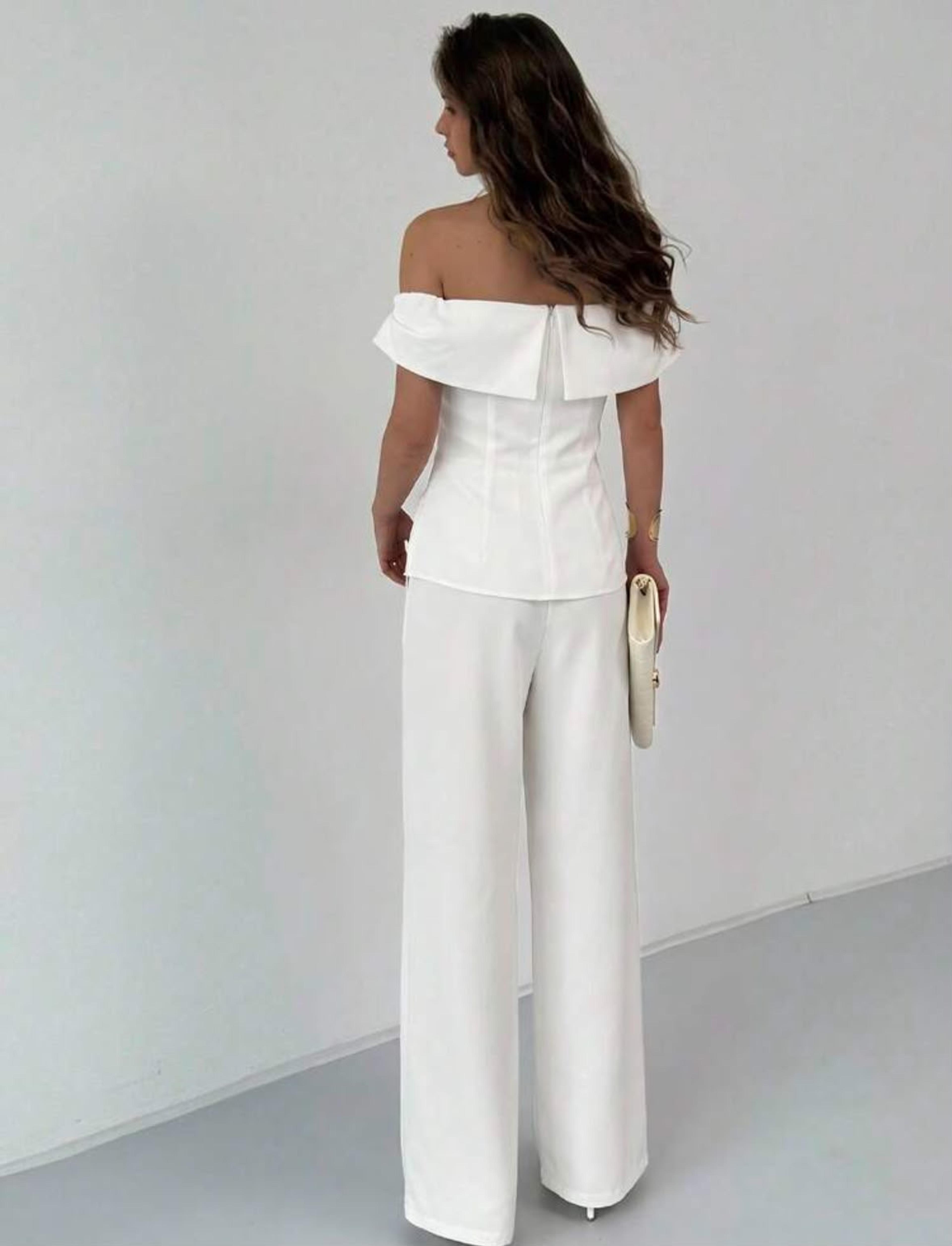conjunto de dos piezas camisa elegante vista 2