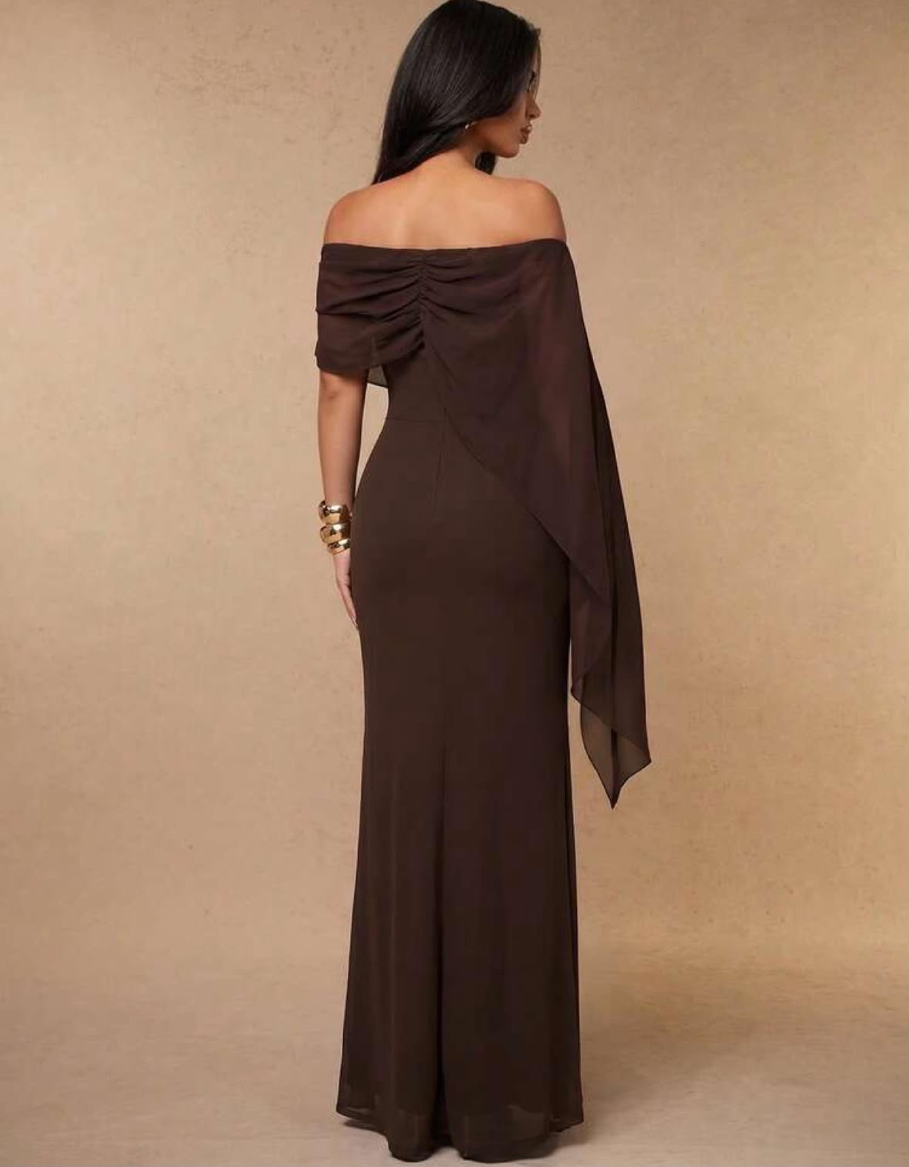 Casual dress with flay on the sleeves view 2