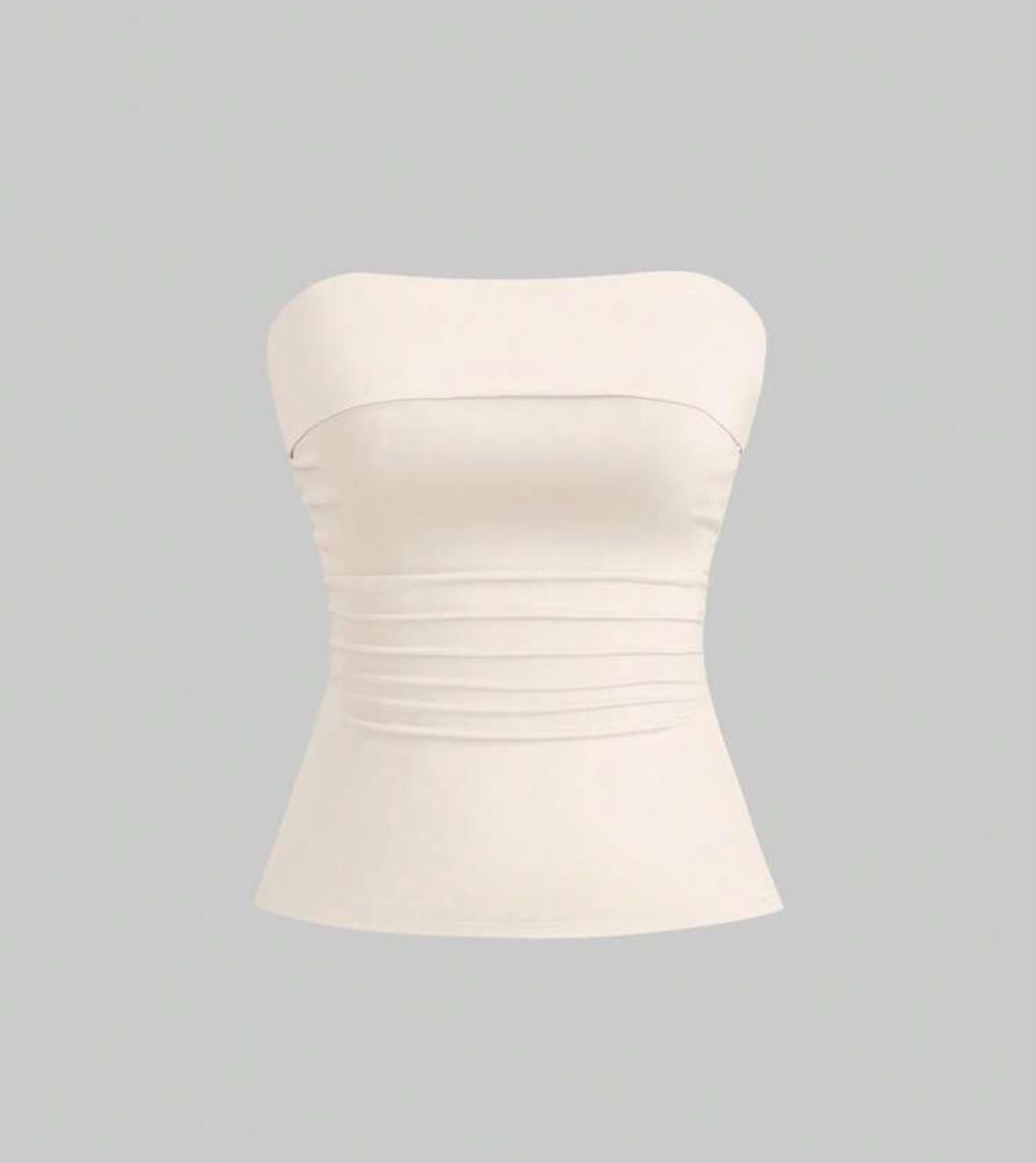 Strapless blouse