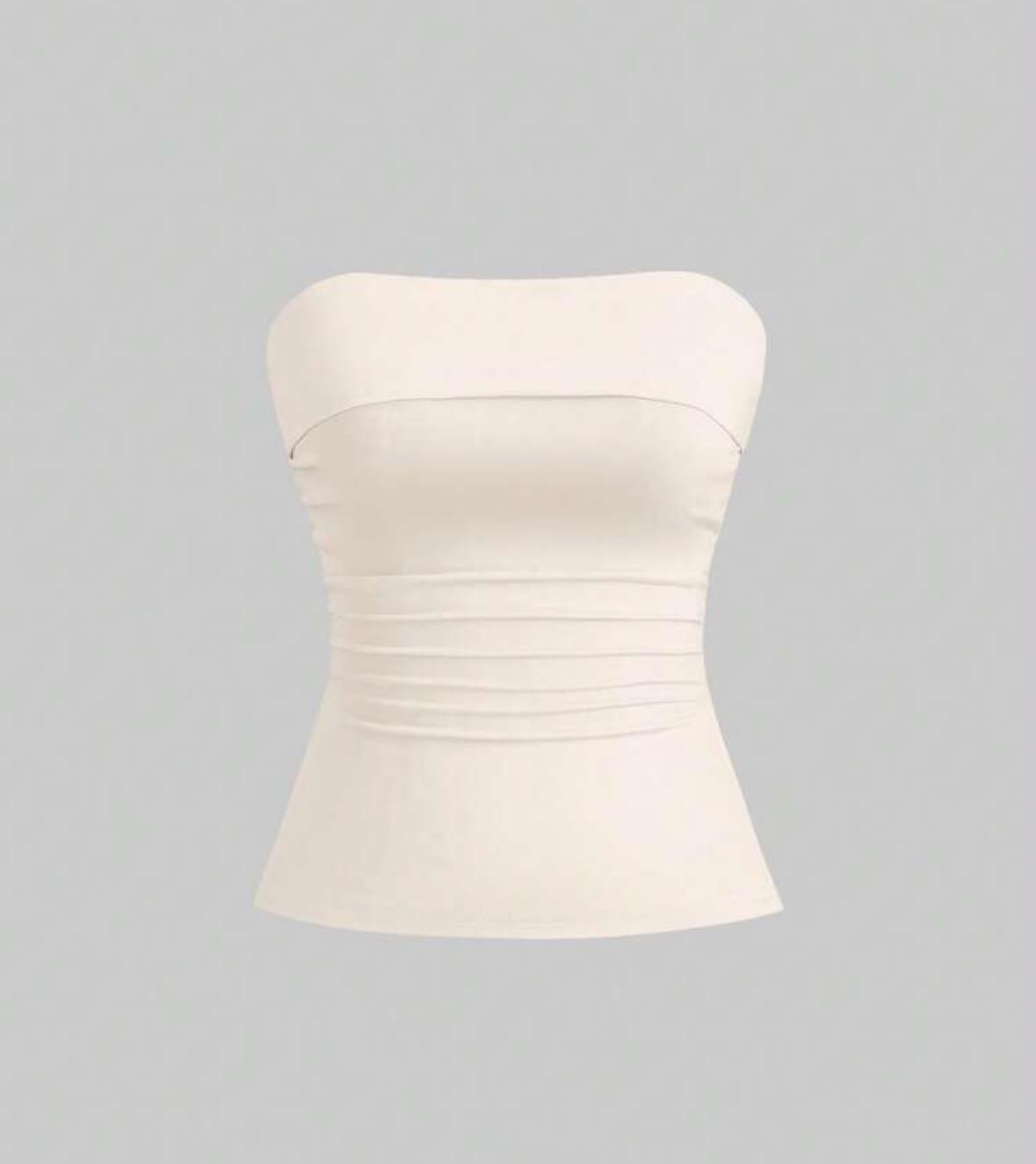 Strapless blouse