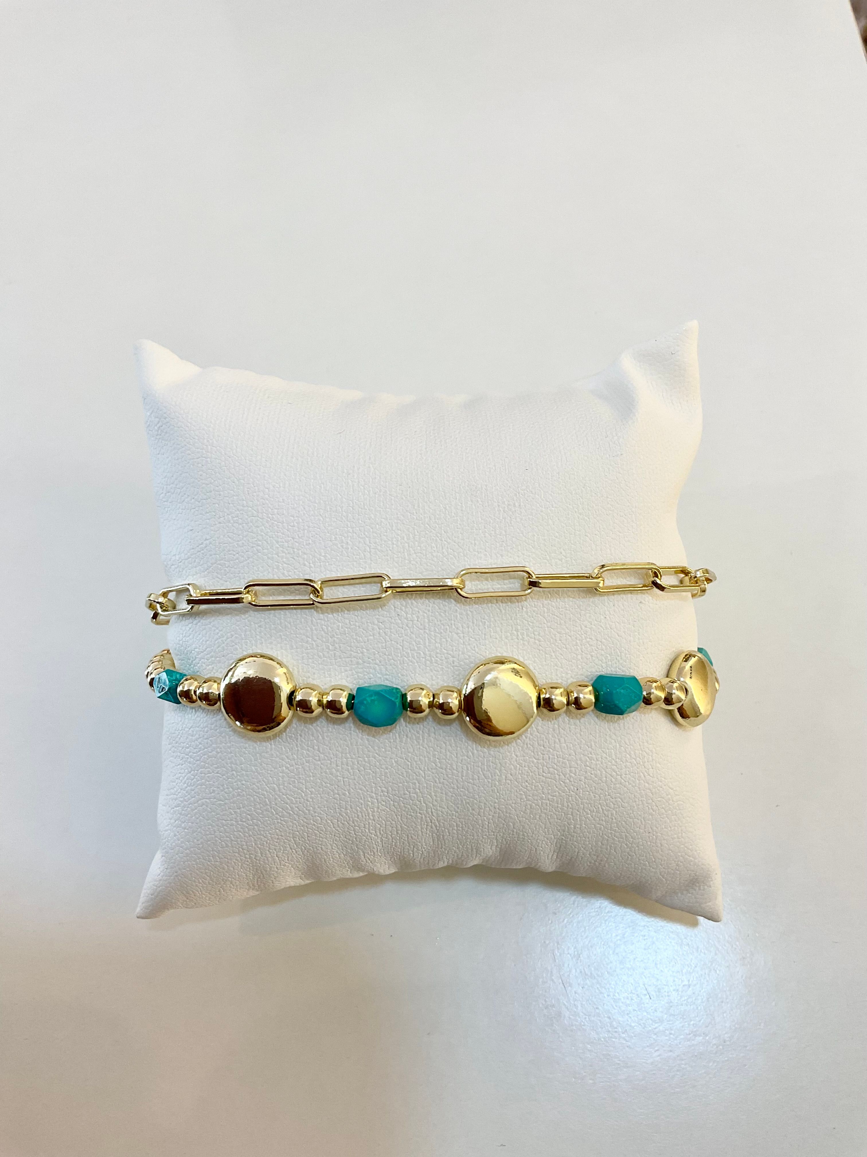 Pulsera diseño de eslabones