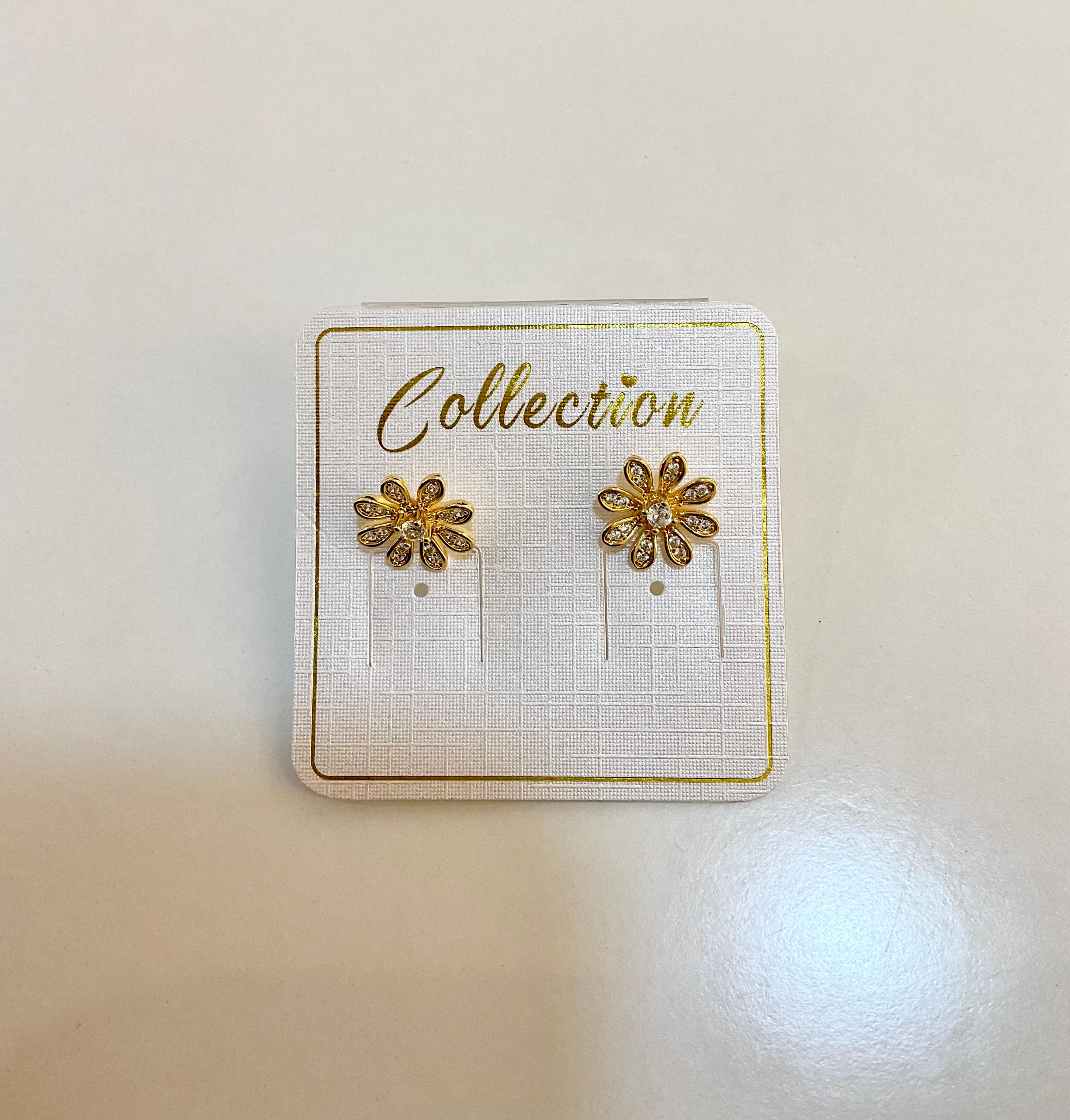 Arete con forma de flor 
