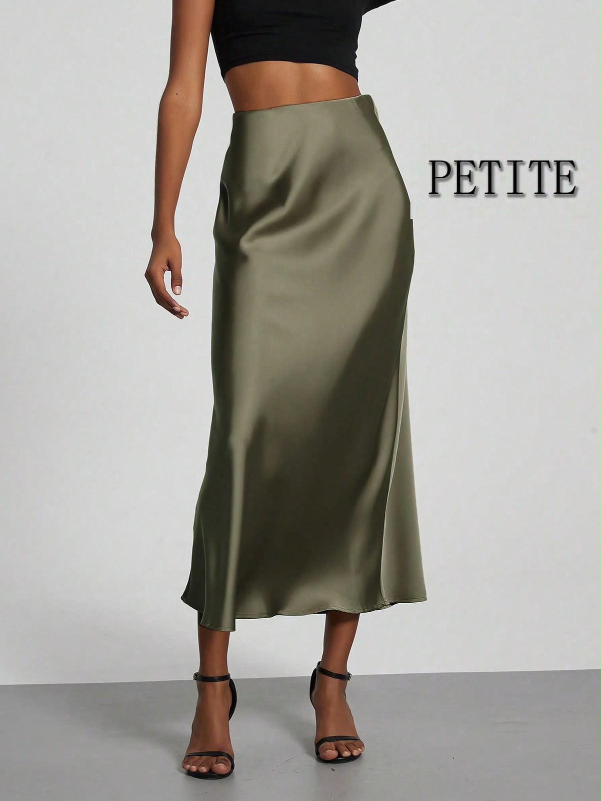 Satin skirts alternate view
