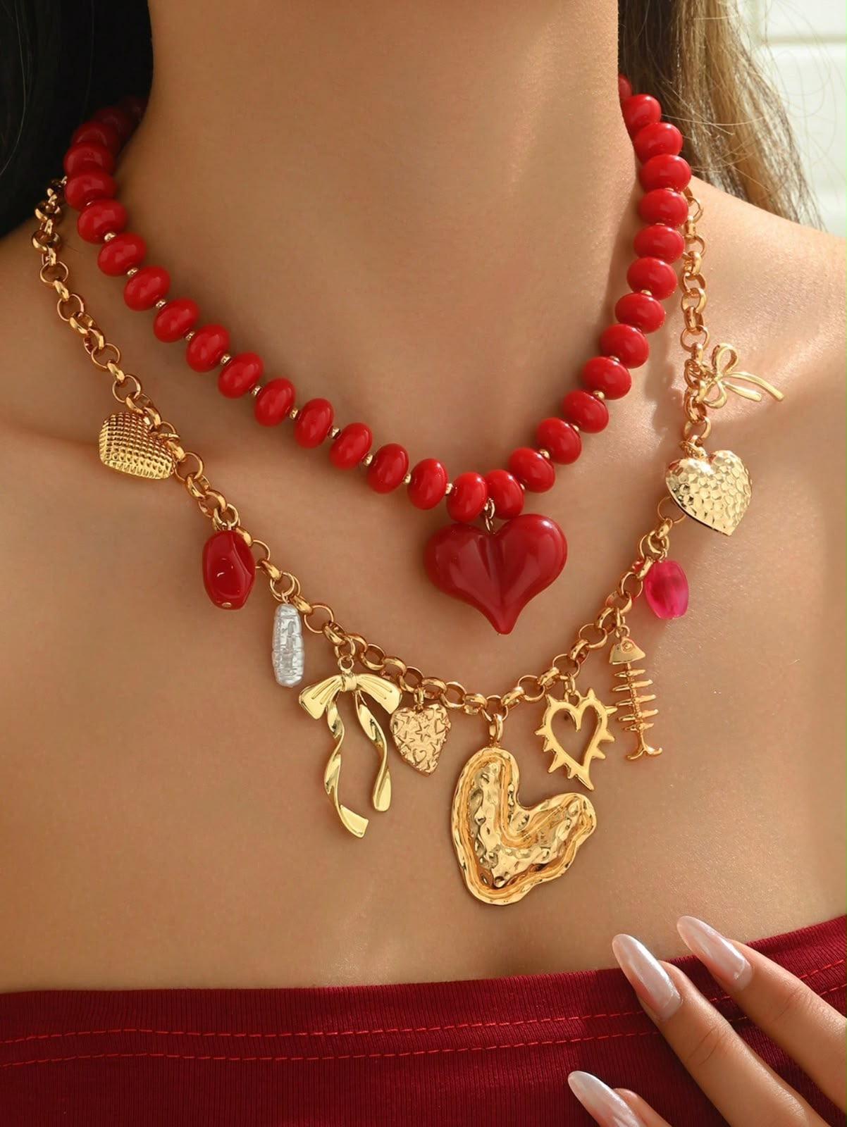 Collares con dije — vista alternativa