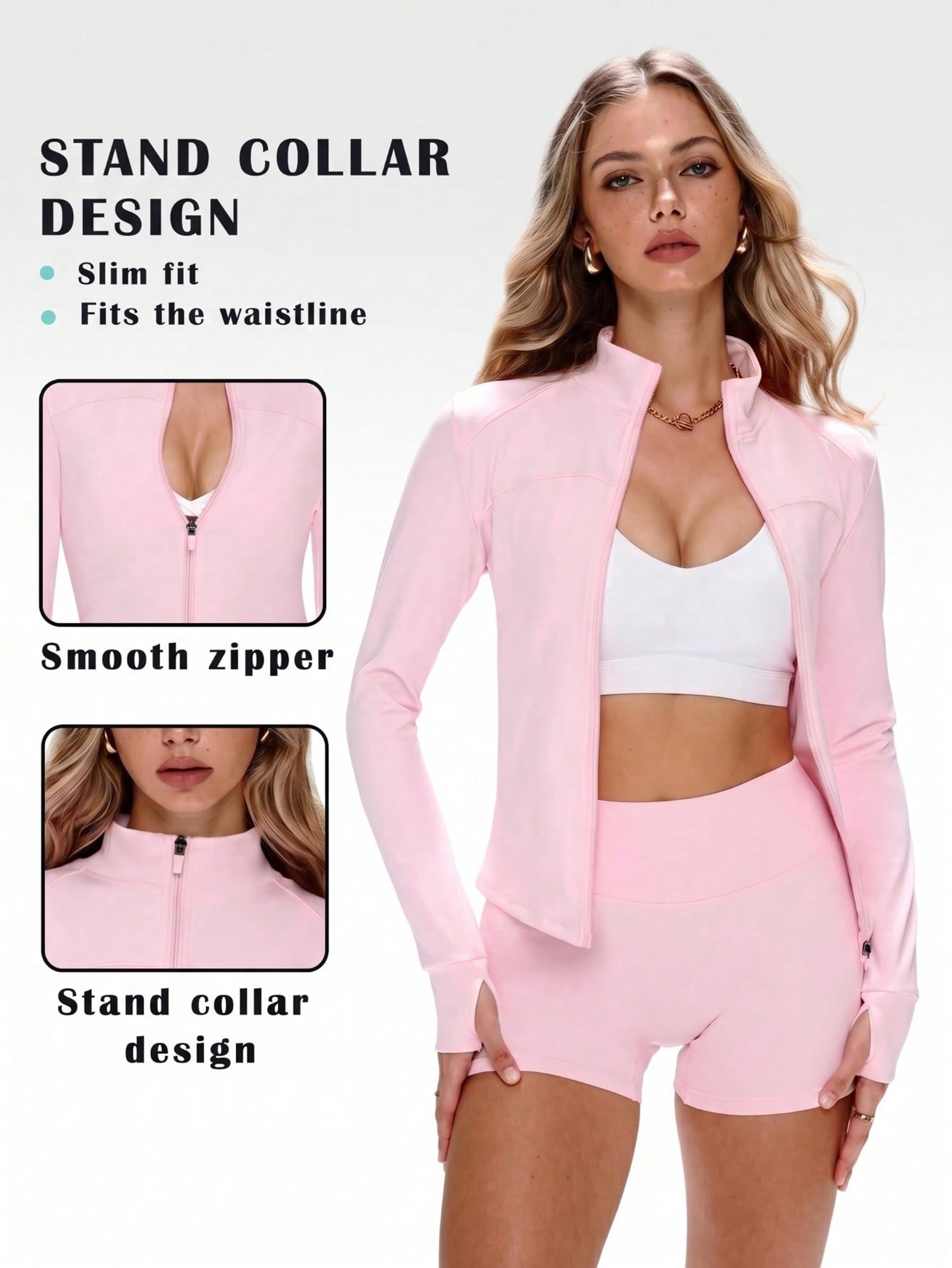 Pastel-tone sports jacket view 2