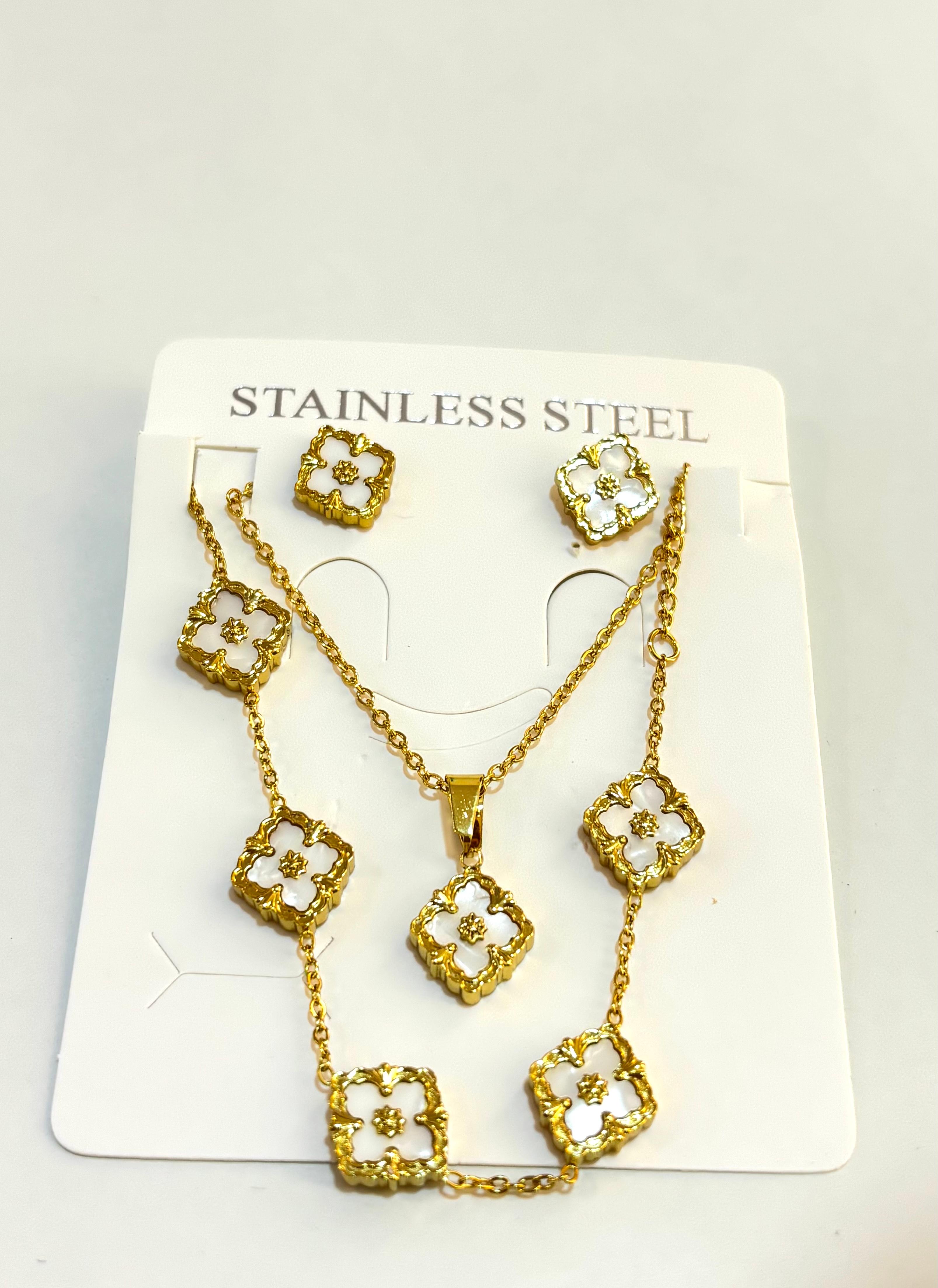 Set cadena arete y pulsera