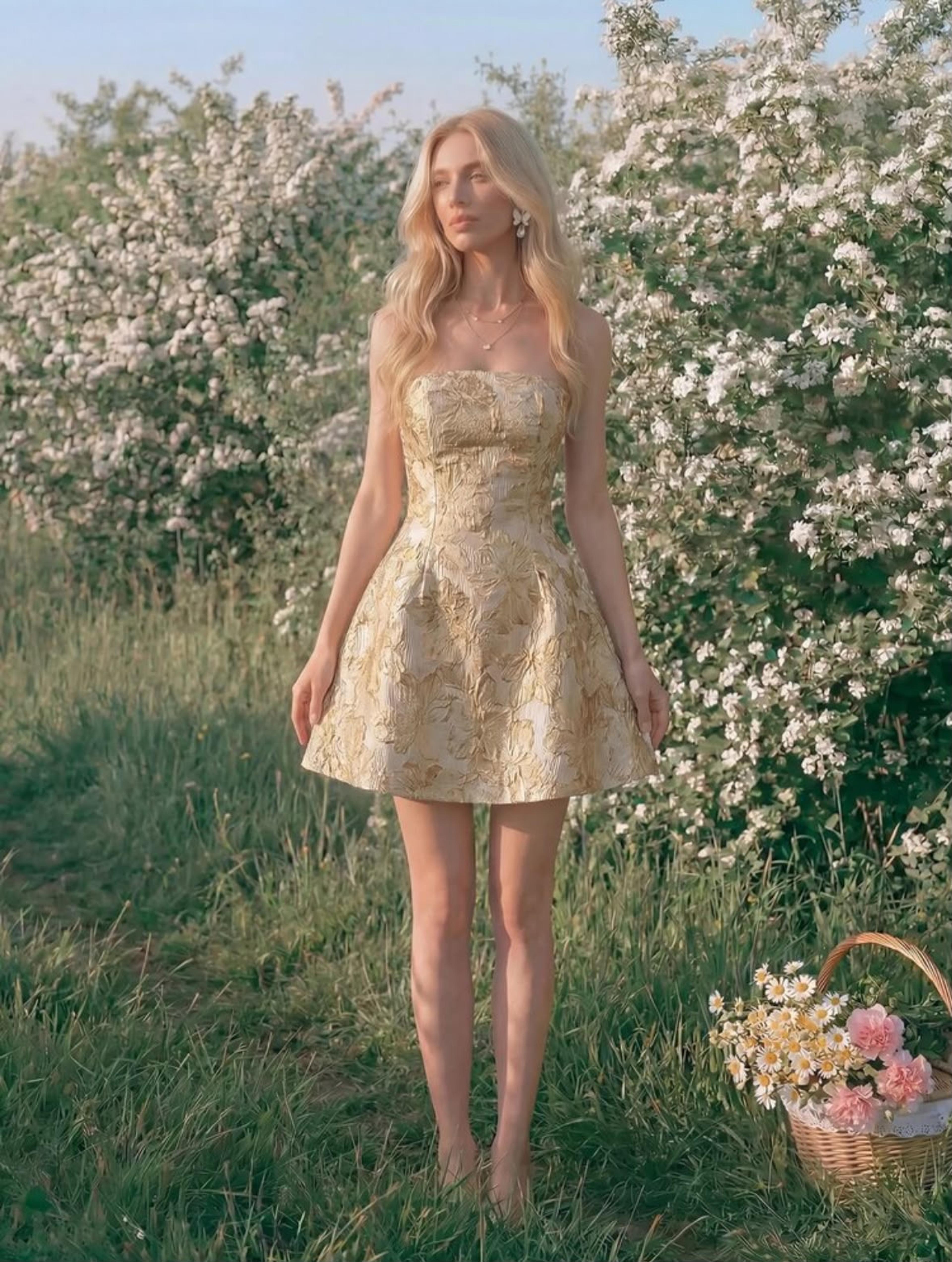 Vestido con lazo atrás mini elegante vista 3
