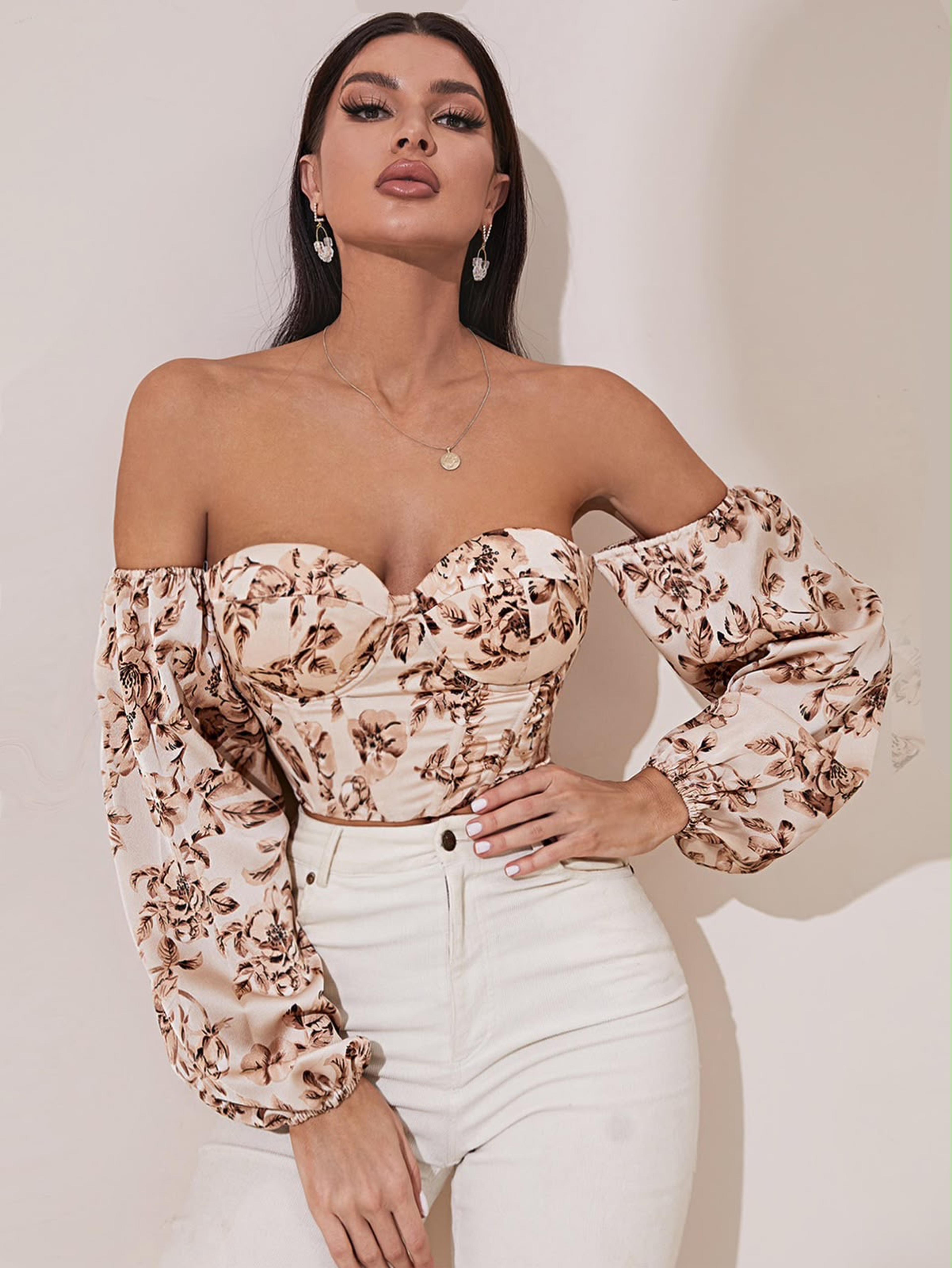 Blusa estilo Corset 