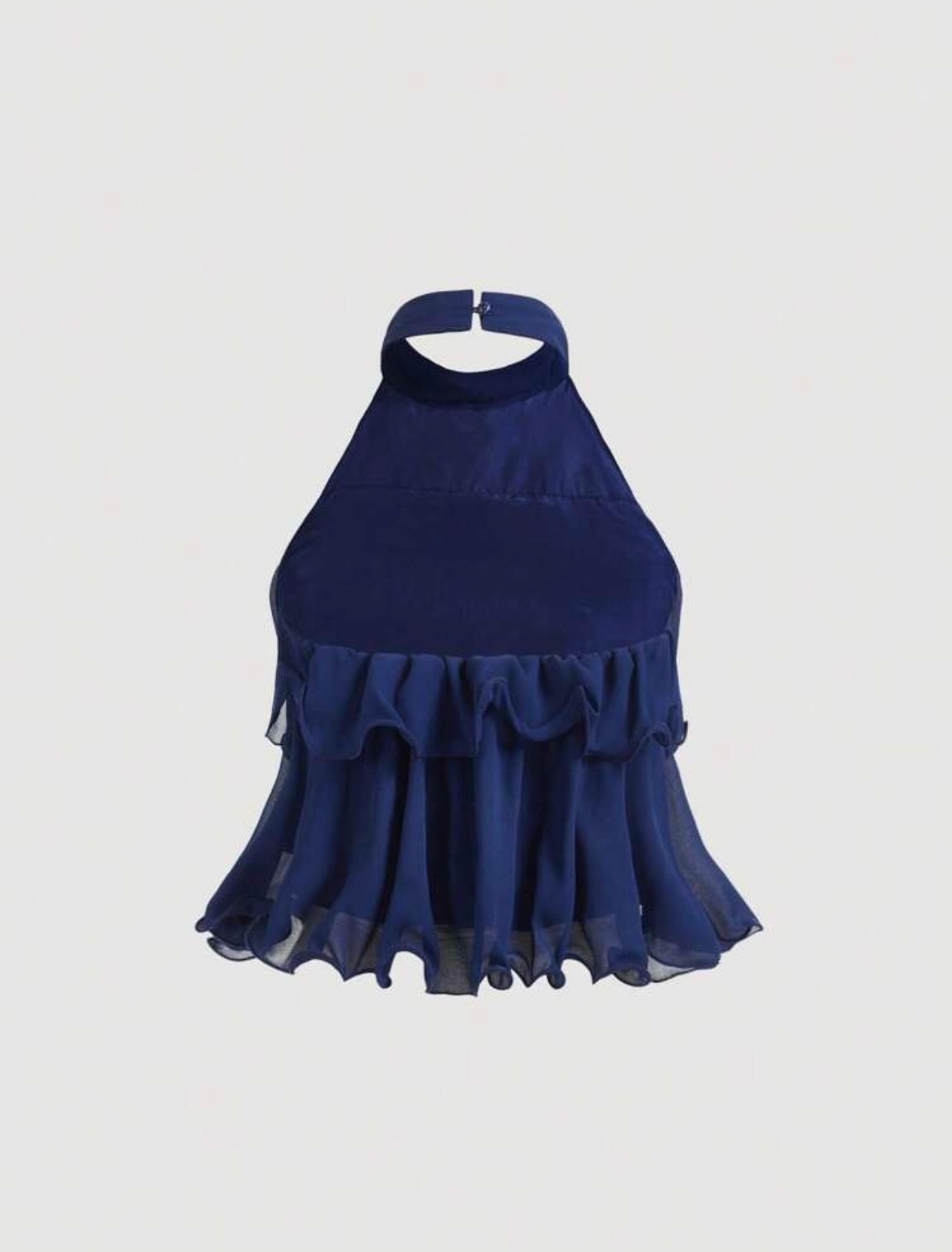 Blusa elegante de múltiples capas vista 2