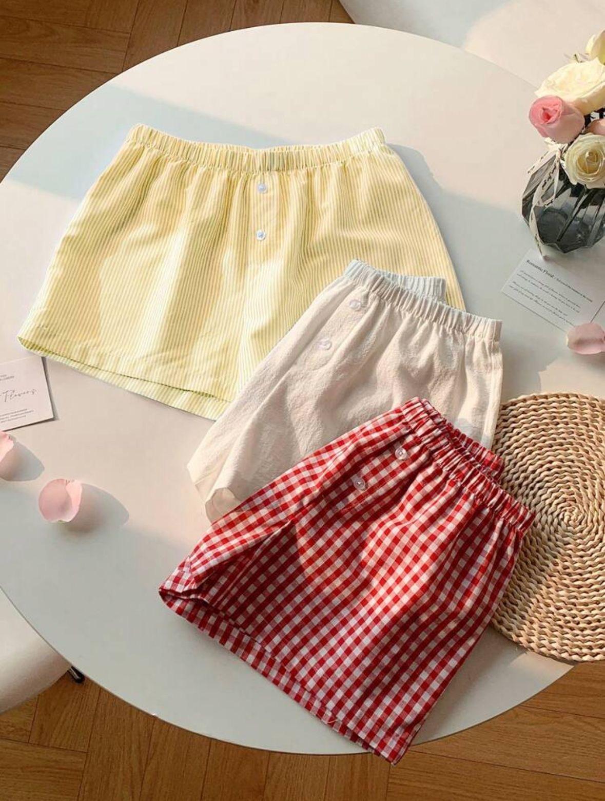 Button-up shorts alternate view