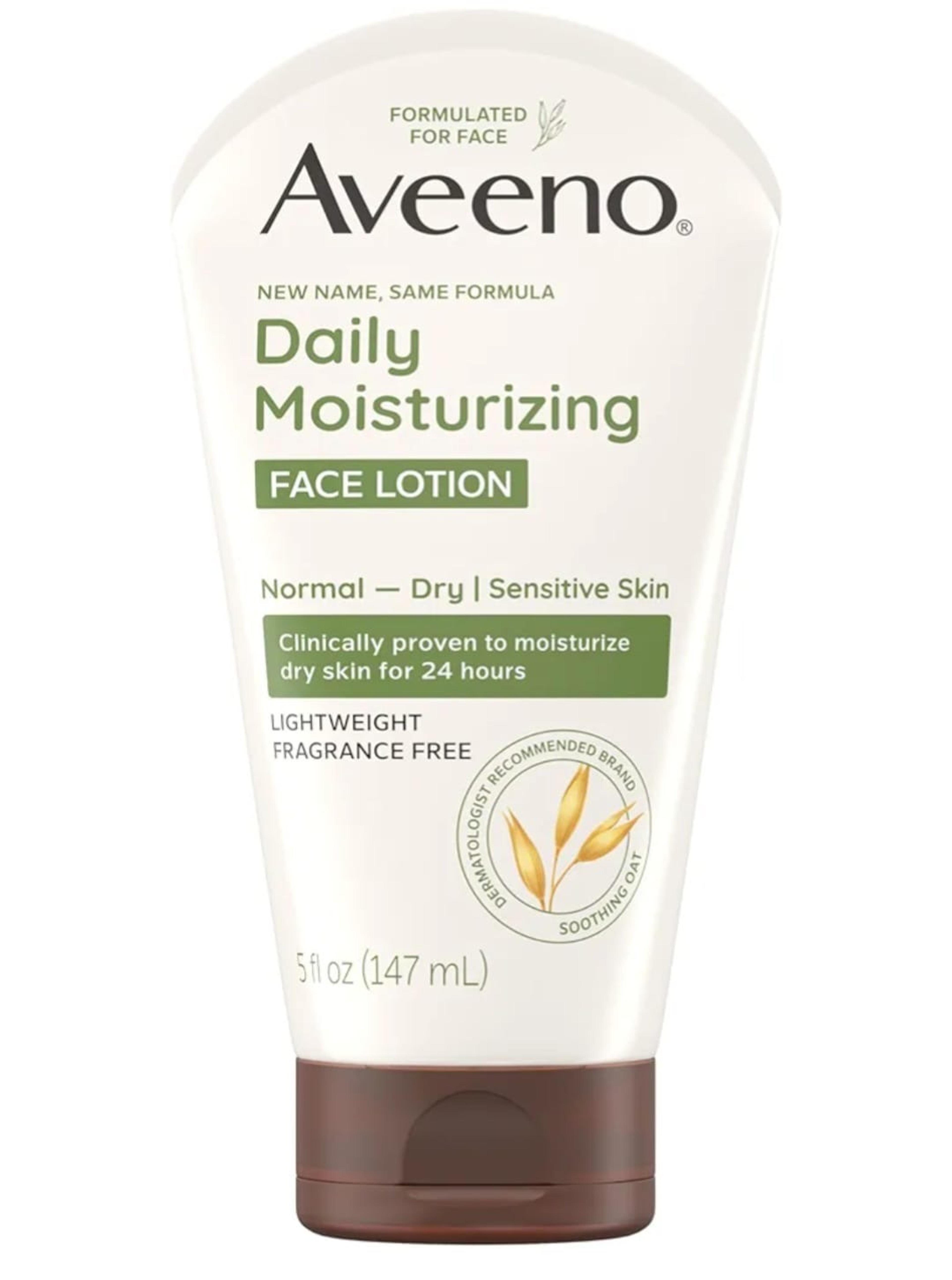 Crema facial hidratante aveeno 