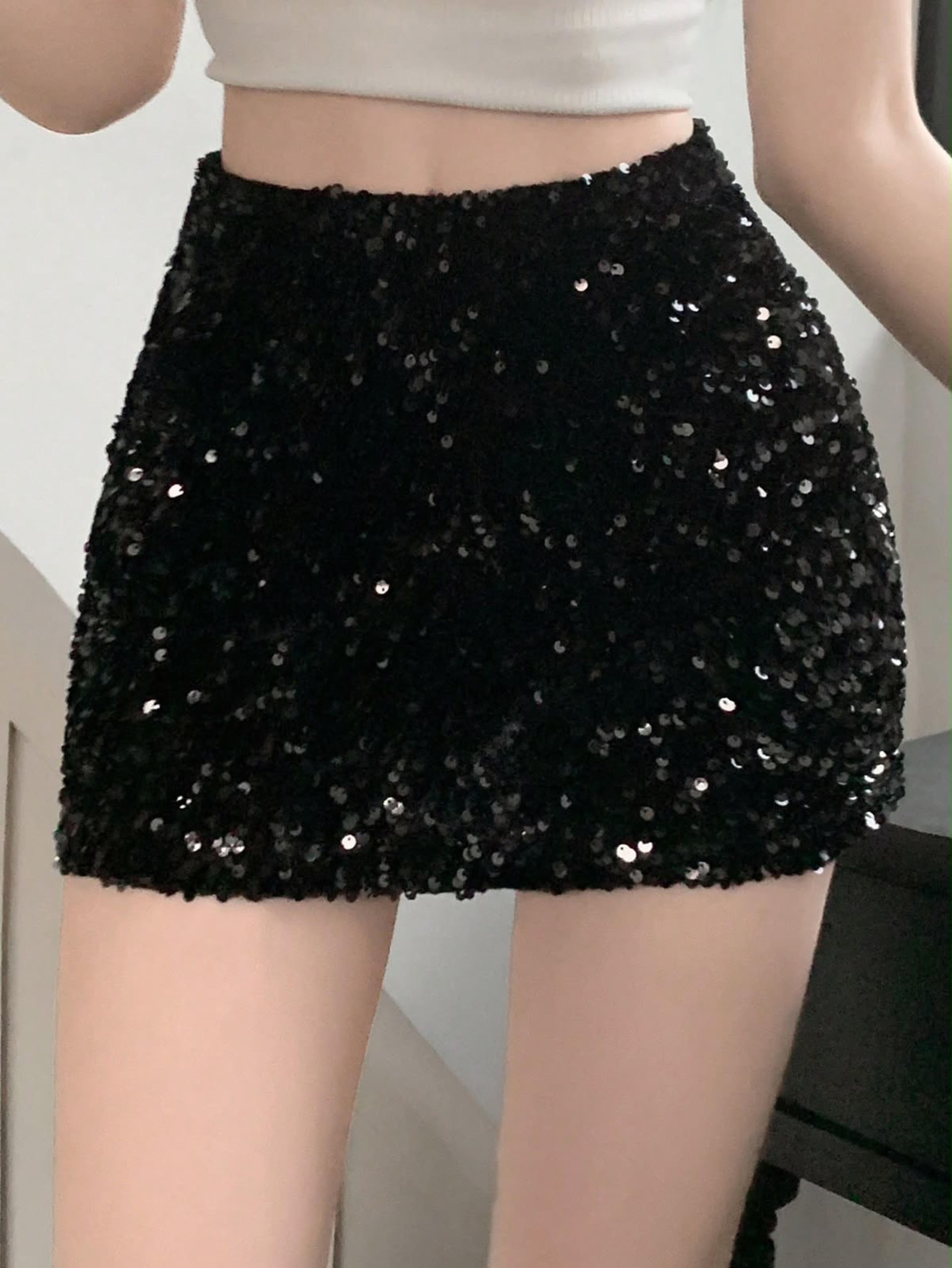 Falda de lentejuelas 