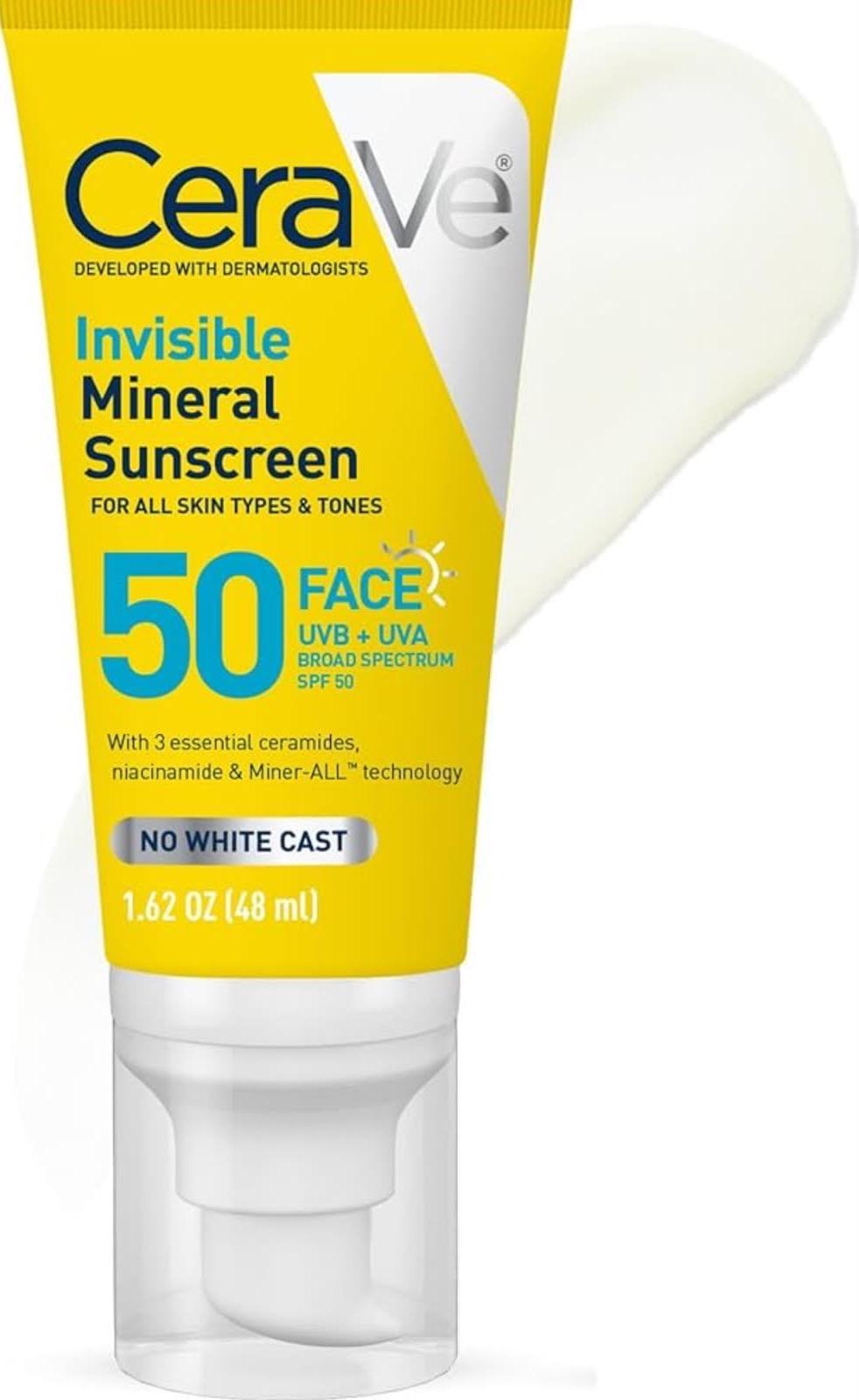 Protector solar cerave mineral