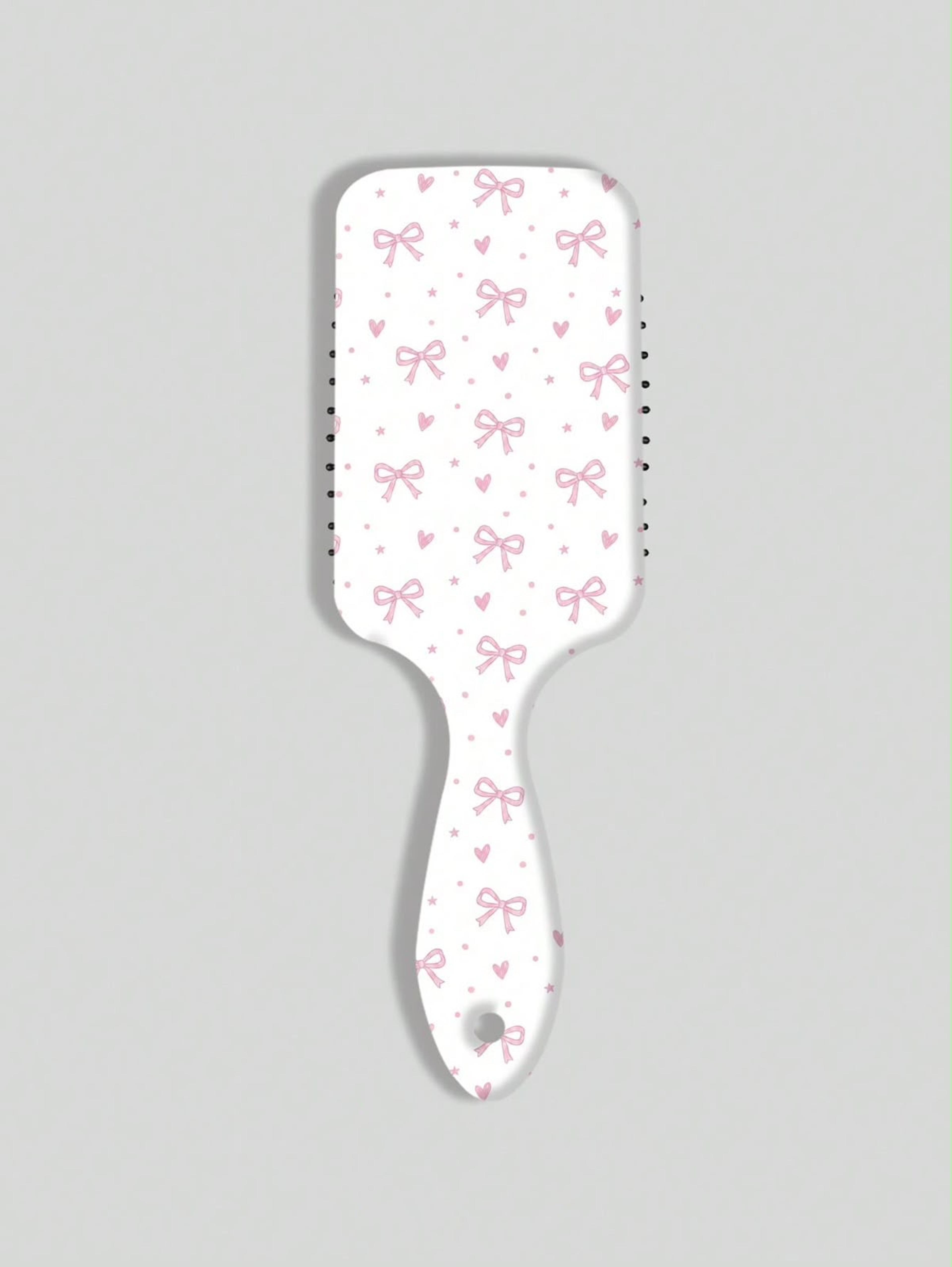 Pink combs with bows — alternate view