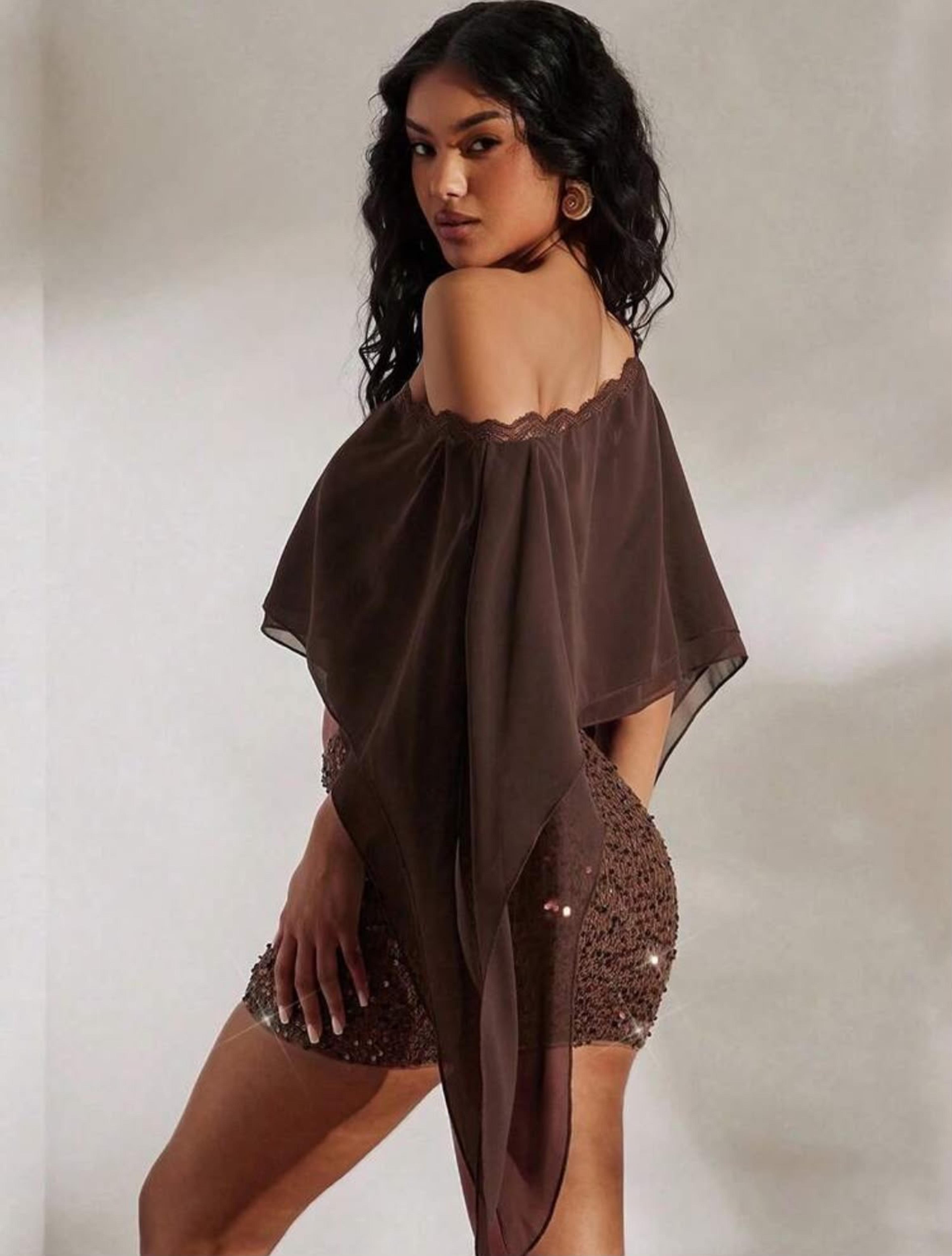 Blusa elegante con top vista 2