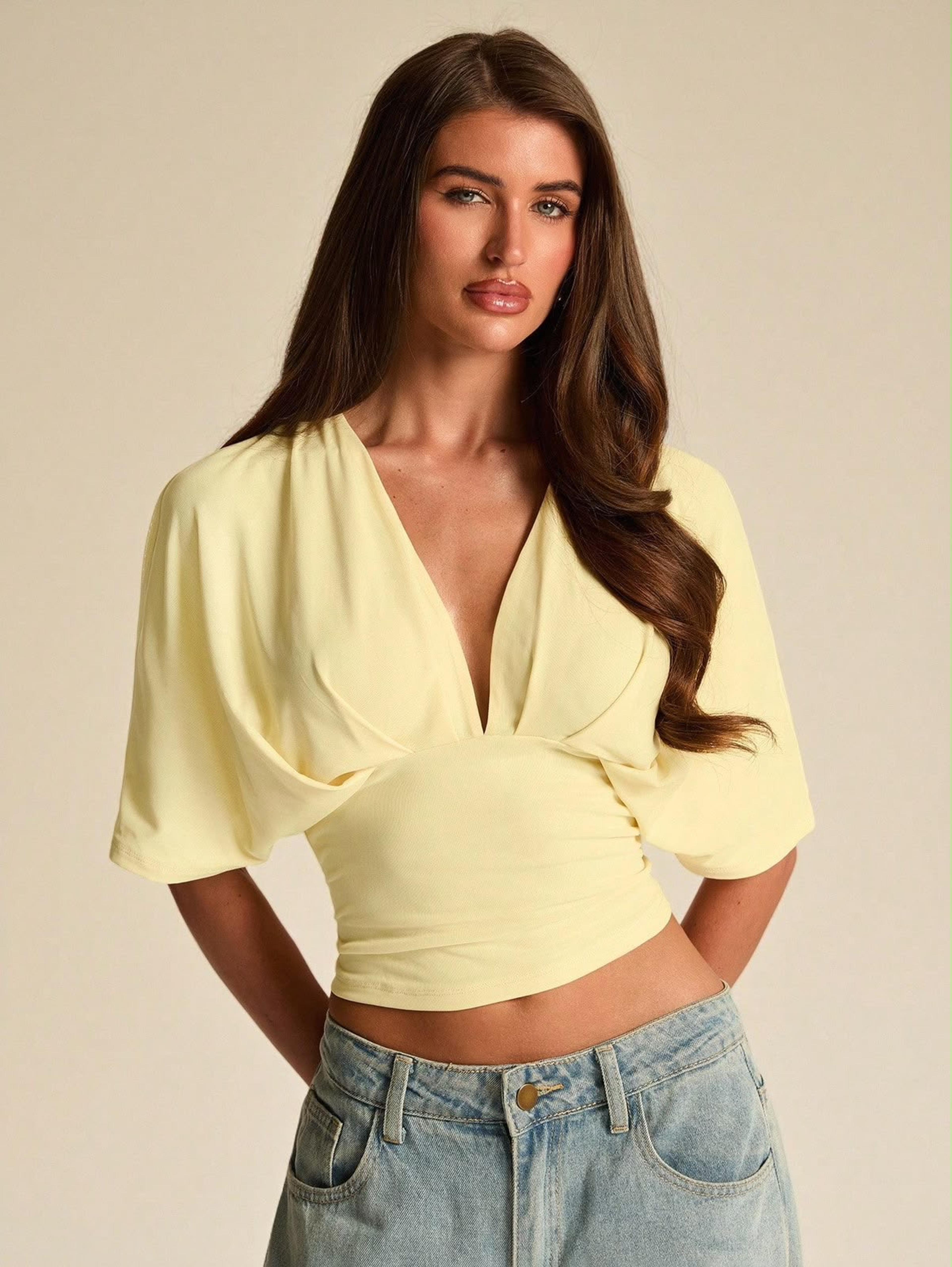 Camisa con mangas flojitas vista 1