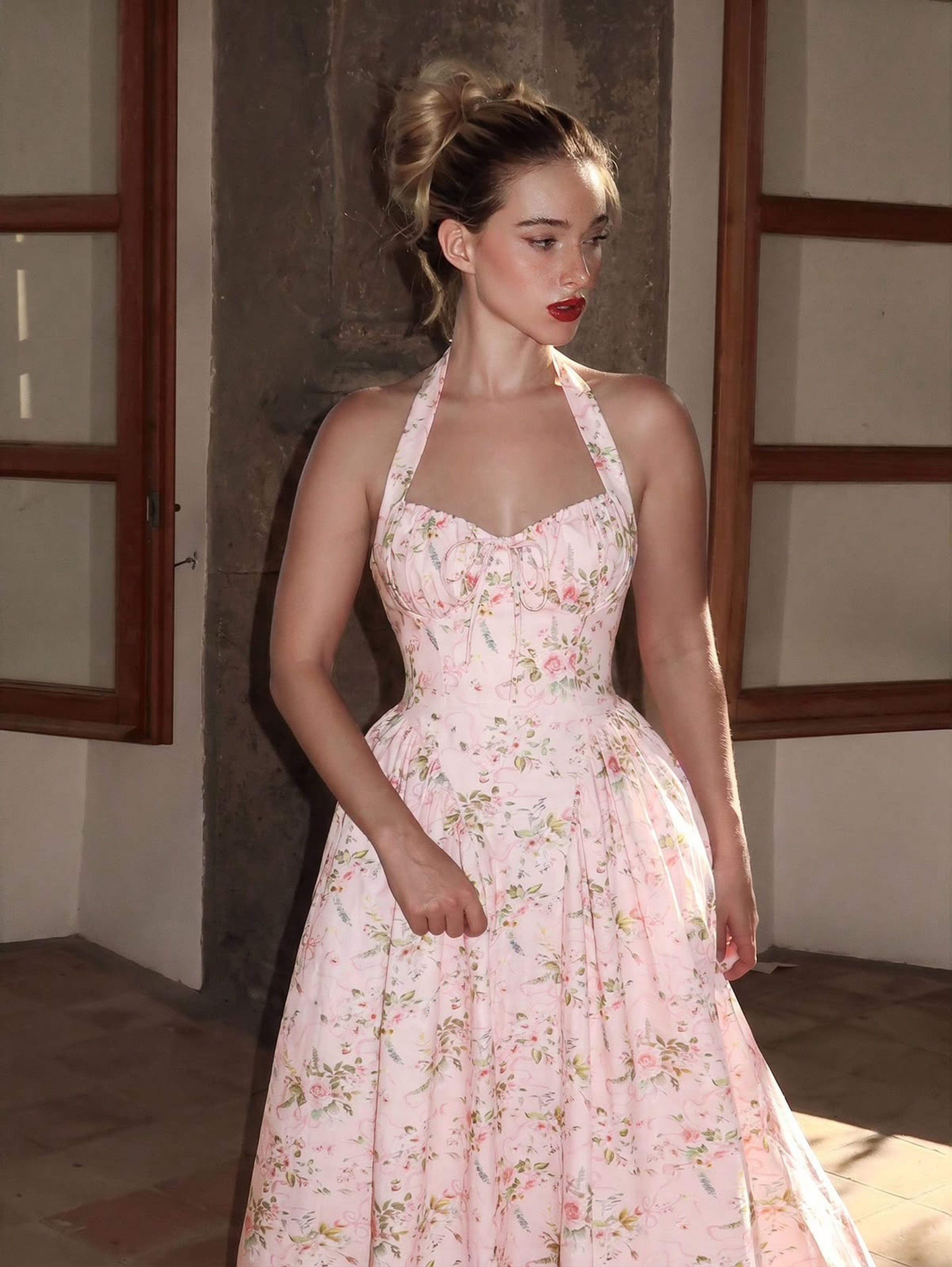 Vestido romántico elegante