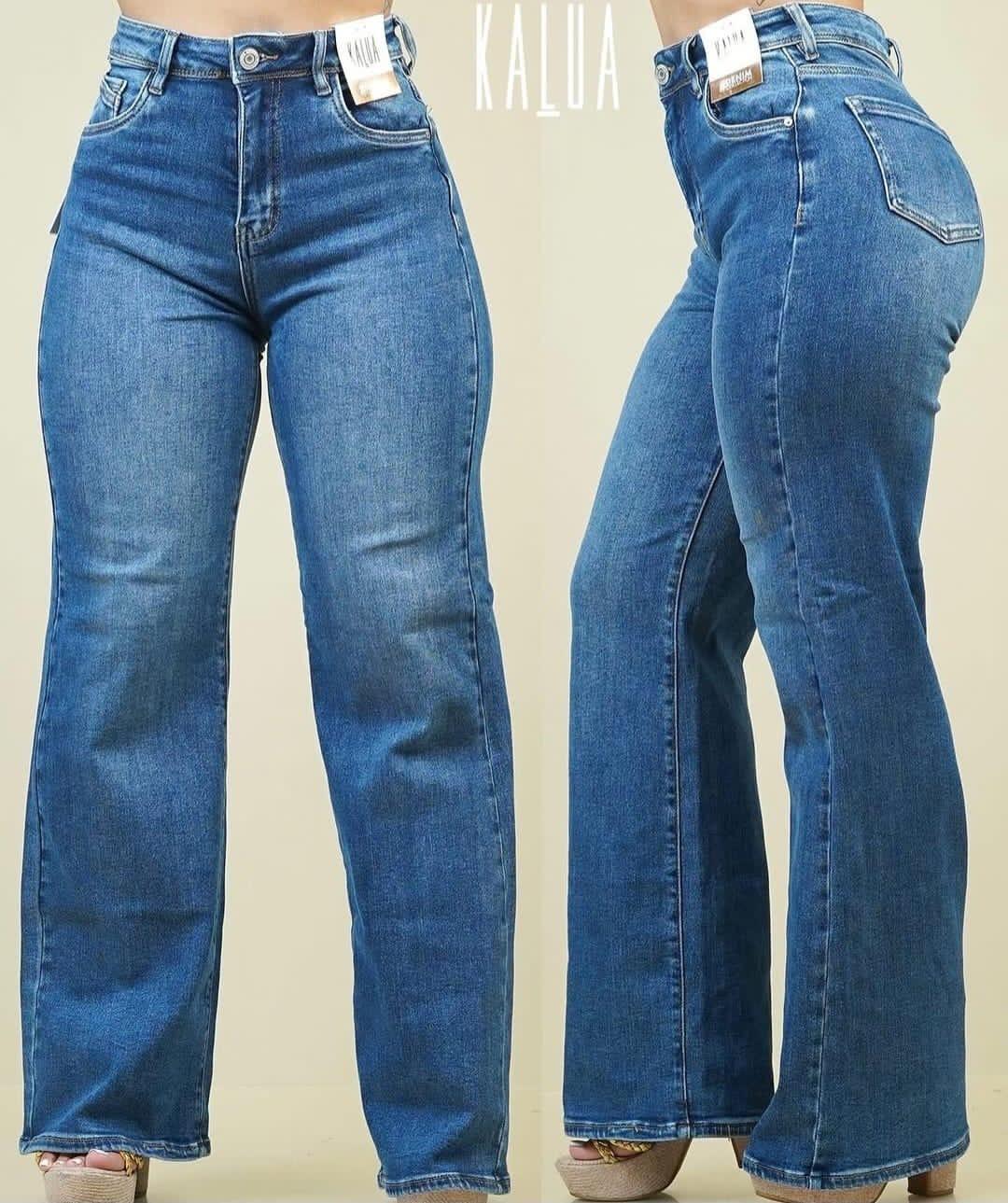 Straight out jeans alternate view