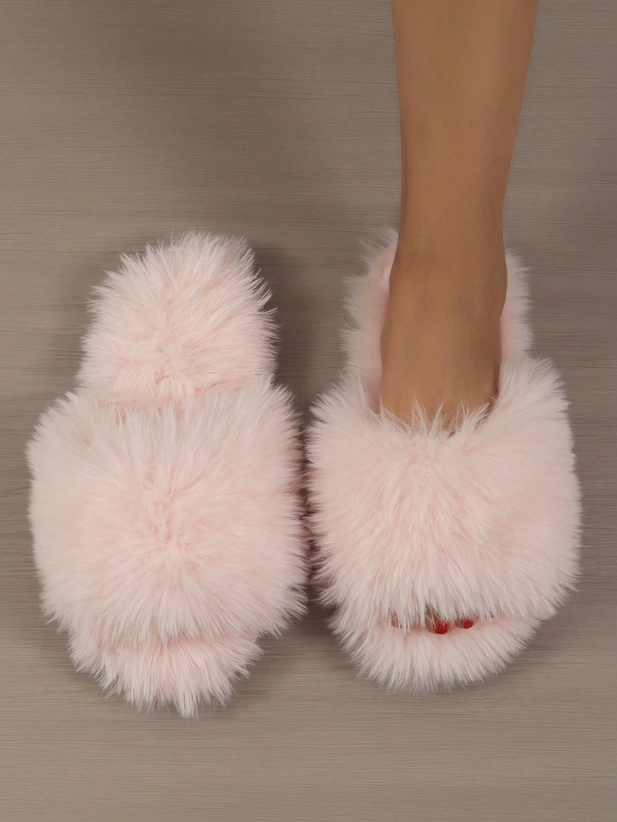 Pantuflas rosadas — vista alternativa