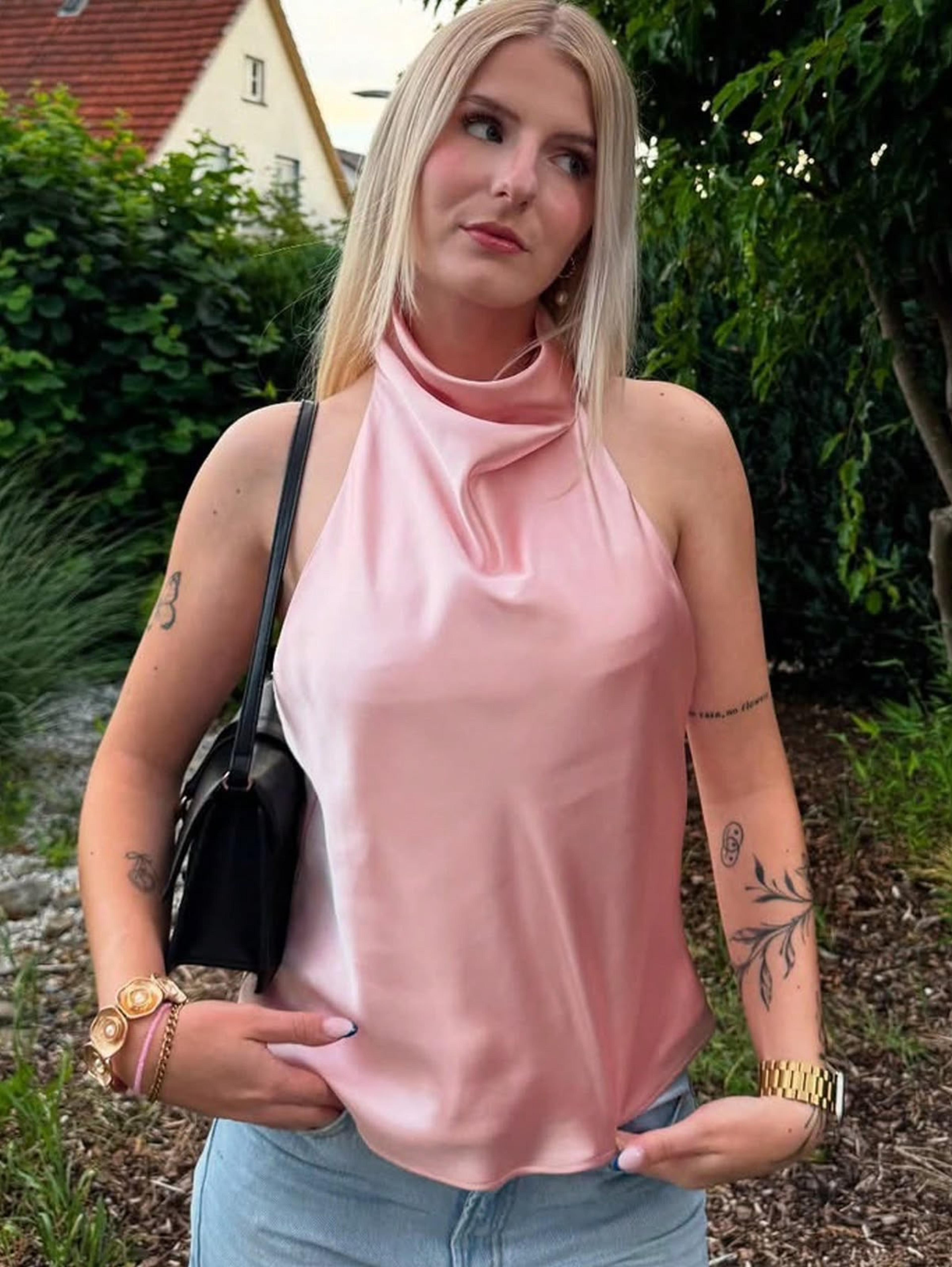 Satin blouse view 2