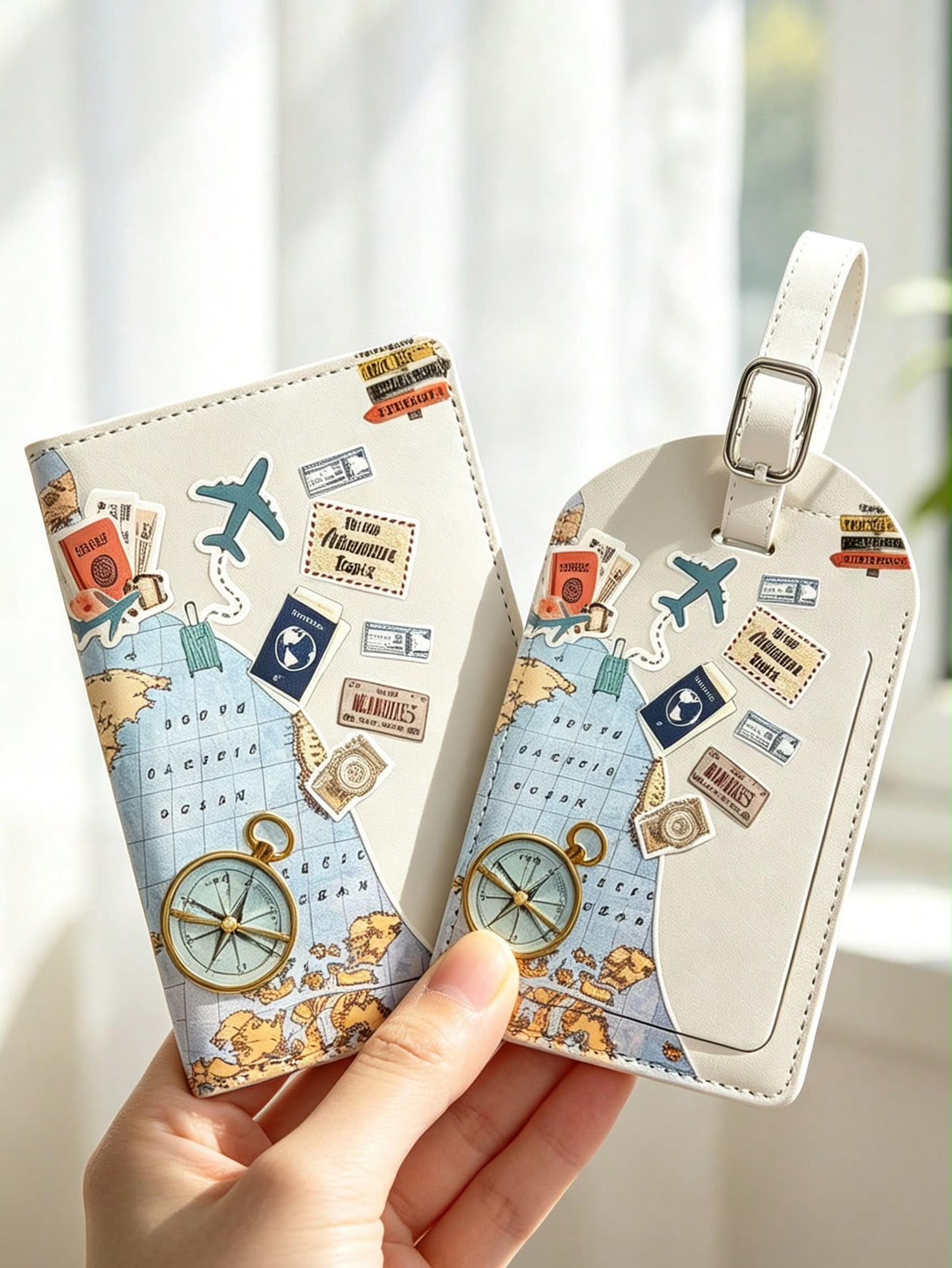 Passport holder with details