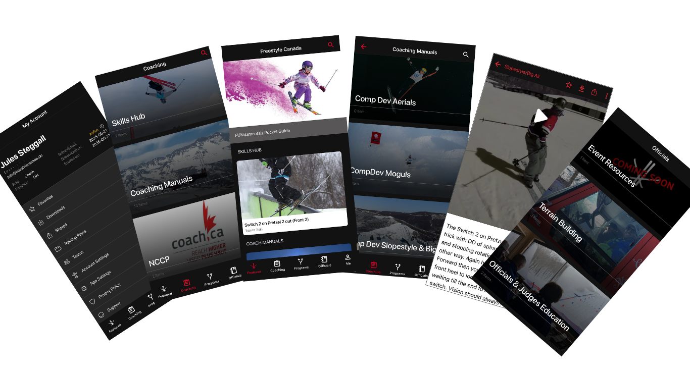 Example of app content