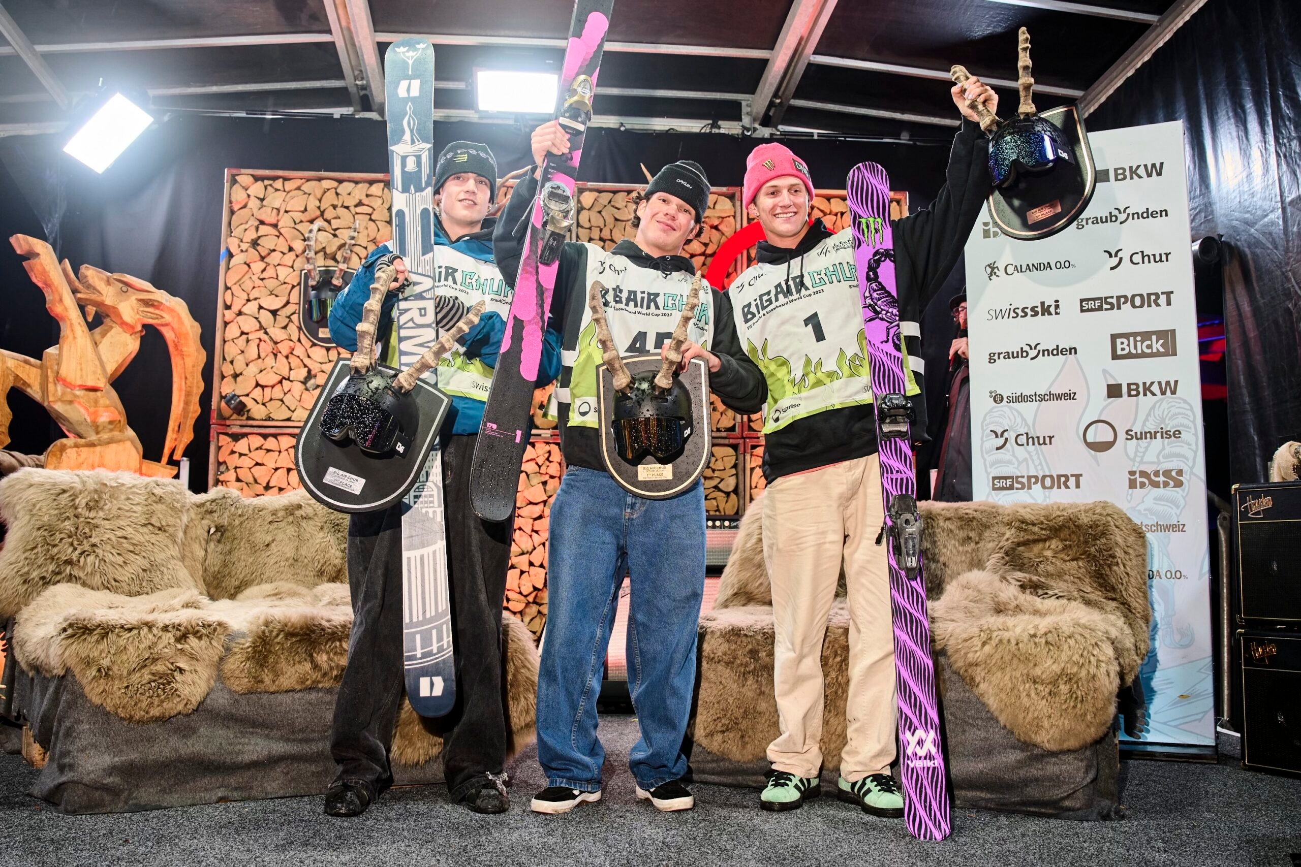 Dylan Deschamps Secures First Career World Cup Big Air Gold Medal as Weather Forces Cancellation of Big Air Chur Freeski Finals