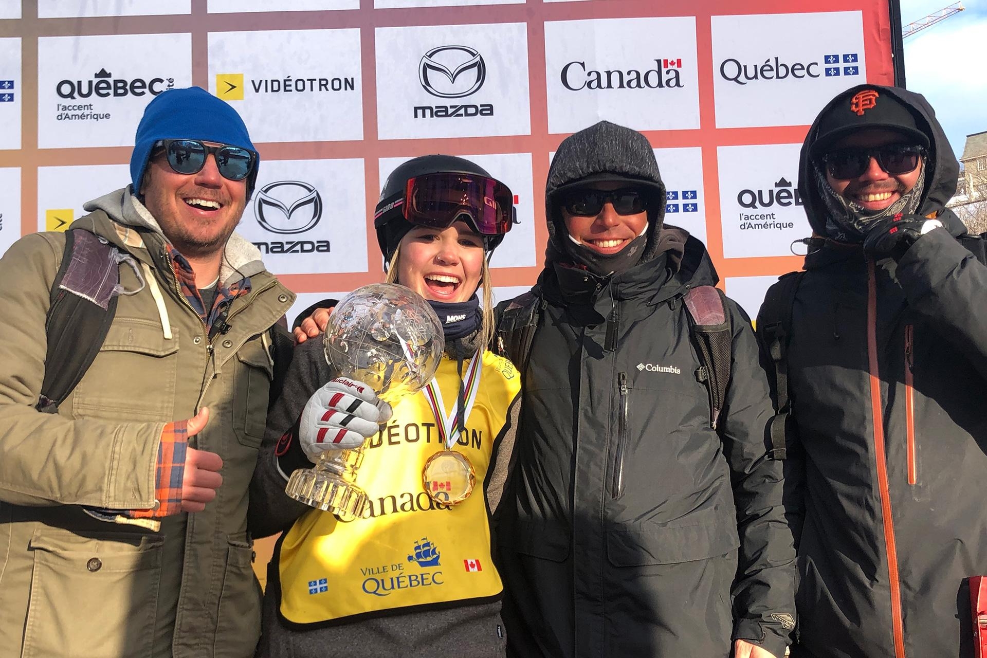 Elena Gaskell Finishes third at 2019 Jamboree and wins Big Air Crystal Globe!