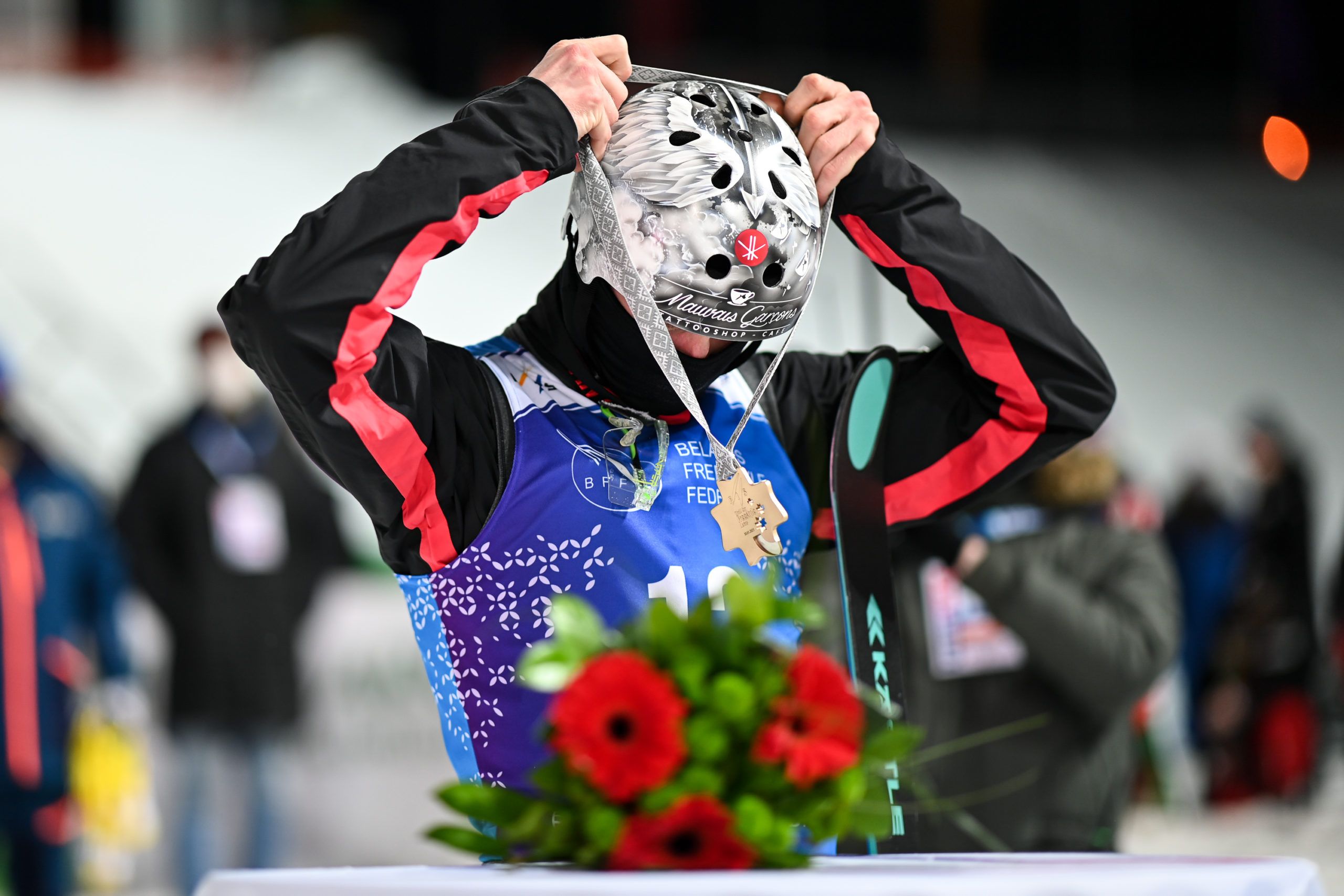 Lewis Irving Stands on the Podium in Belarus