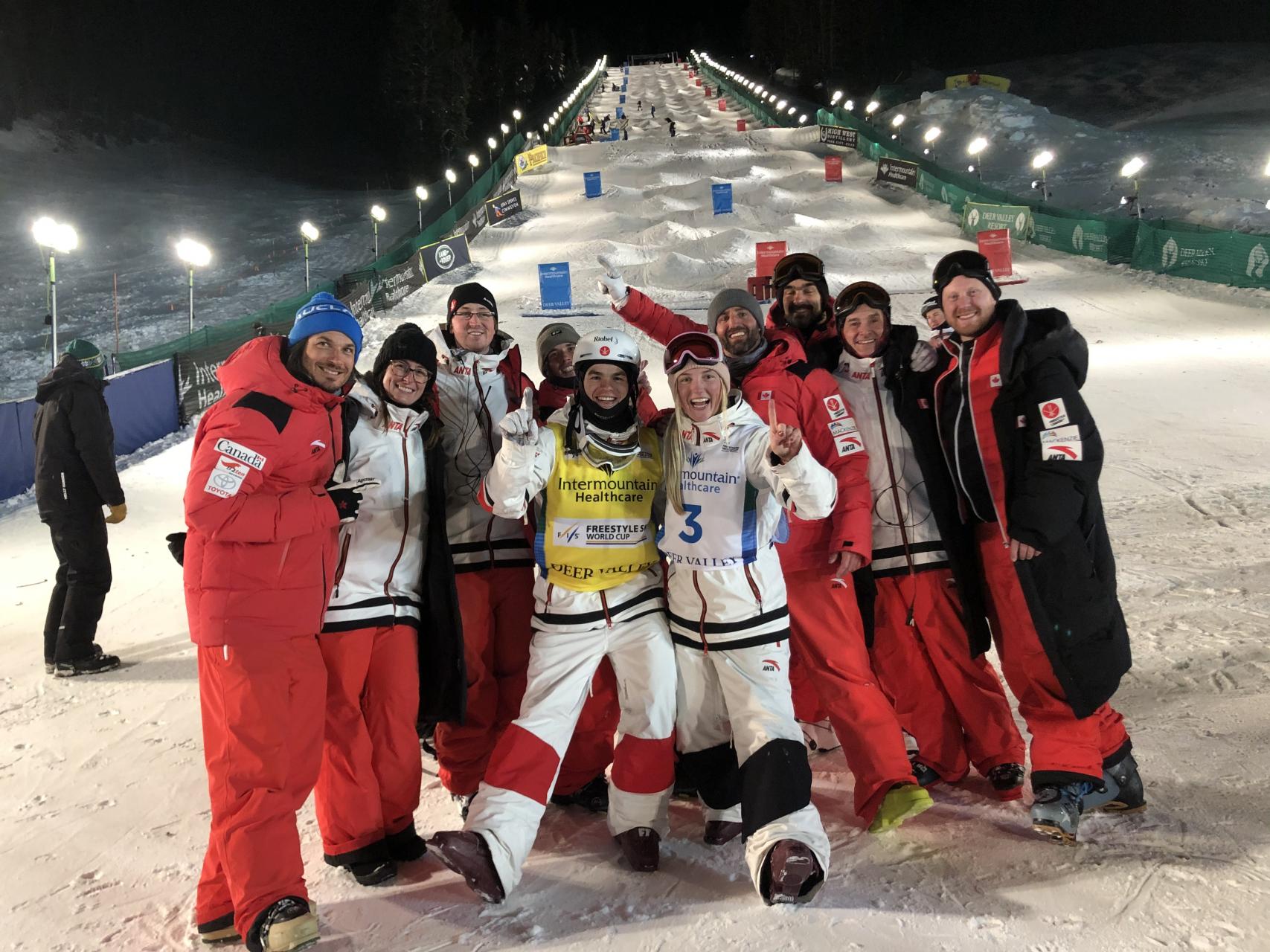 Double médaille d'or canadienne en bosses en parallèle