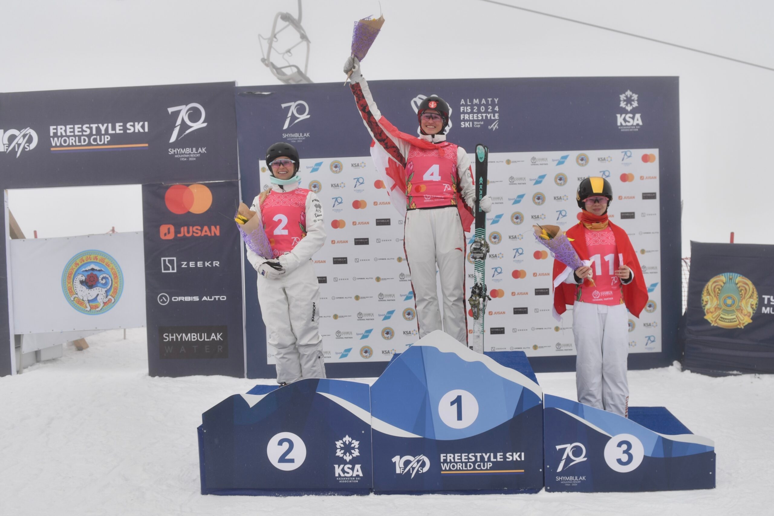 Marion Thenault Clinches Gold in Weather Impacted Finish to the 2023/24 FIS Freestyle Aerials World Cup Season