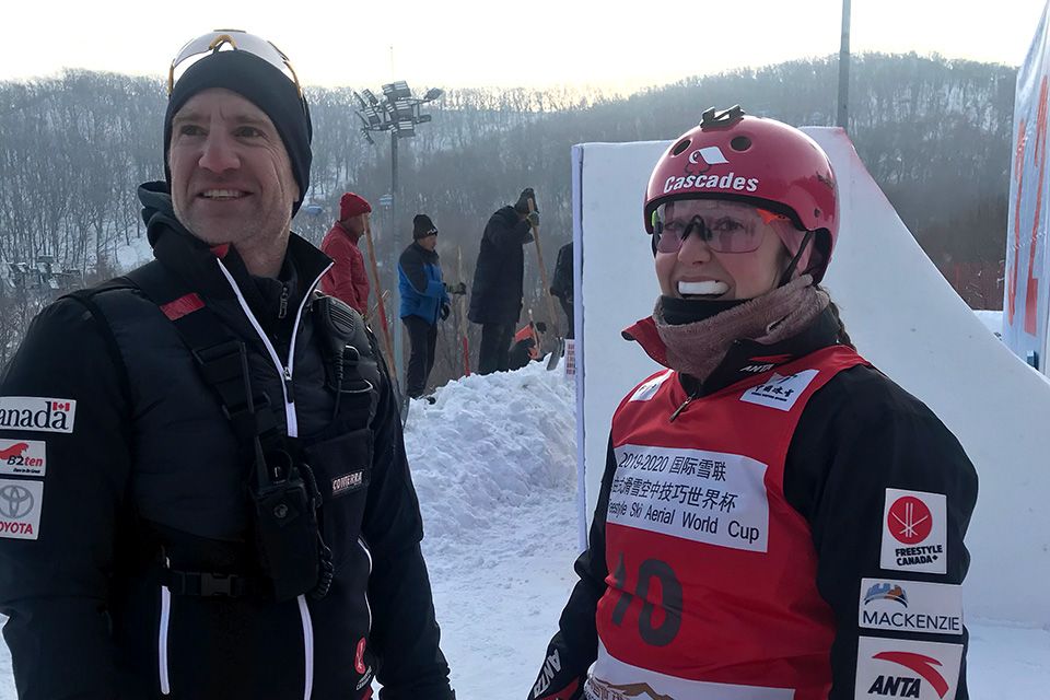 Compétition de saut par équipe