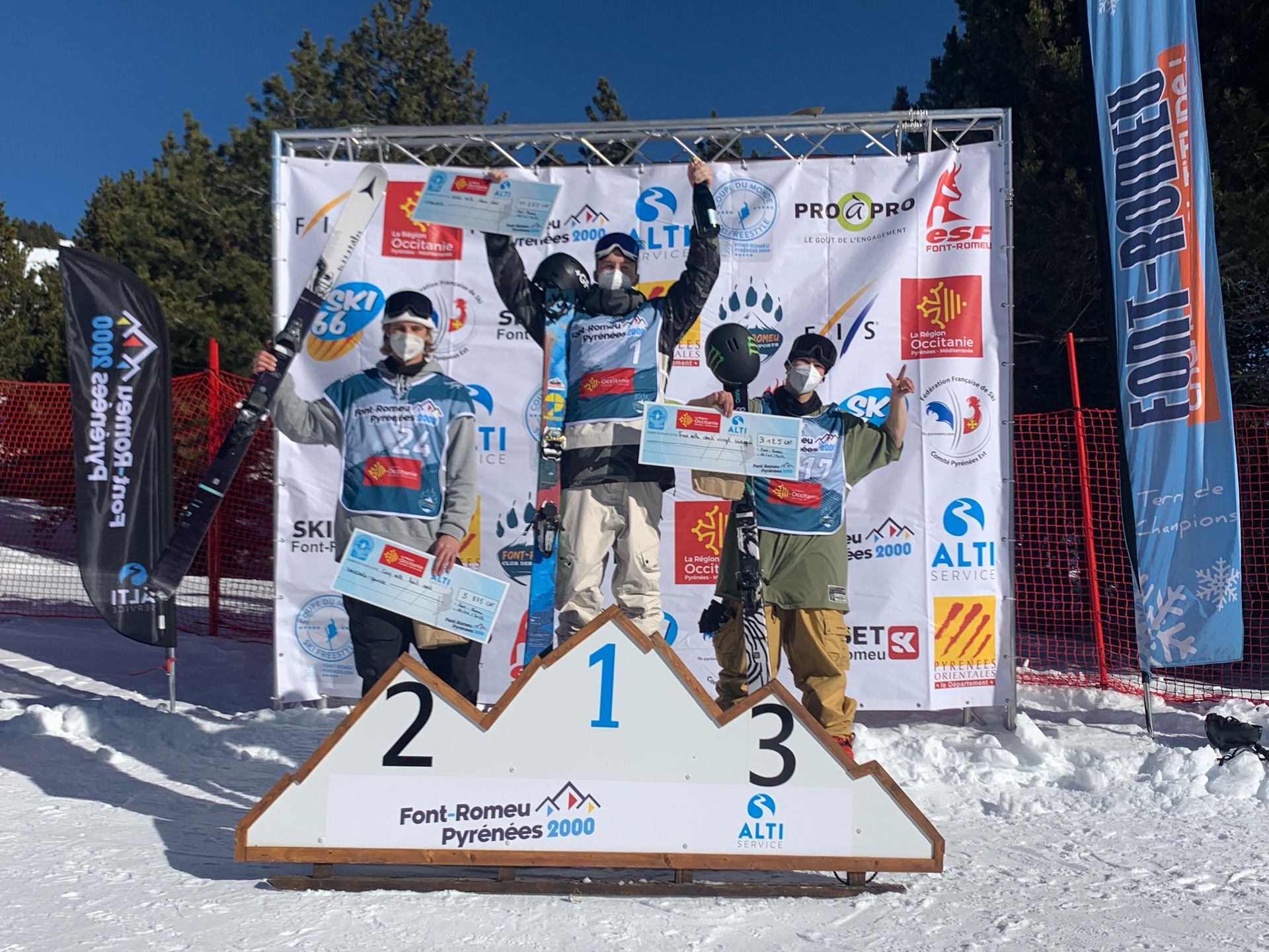 Édouard Therriault skis to bronze medal in Font-Romeu