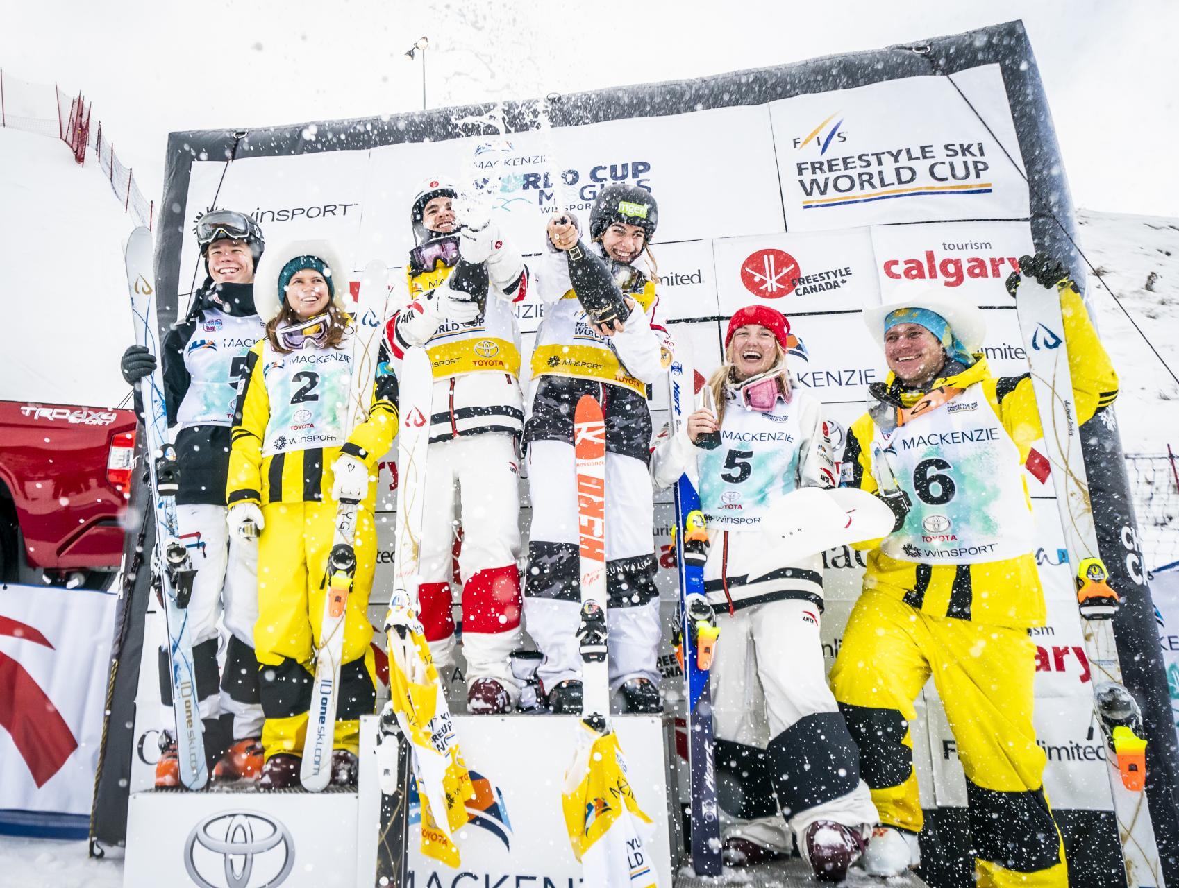 Kingsbury wins 9th gold in Calgary; Dufour-Lapointe beams in third