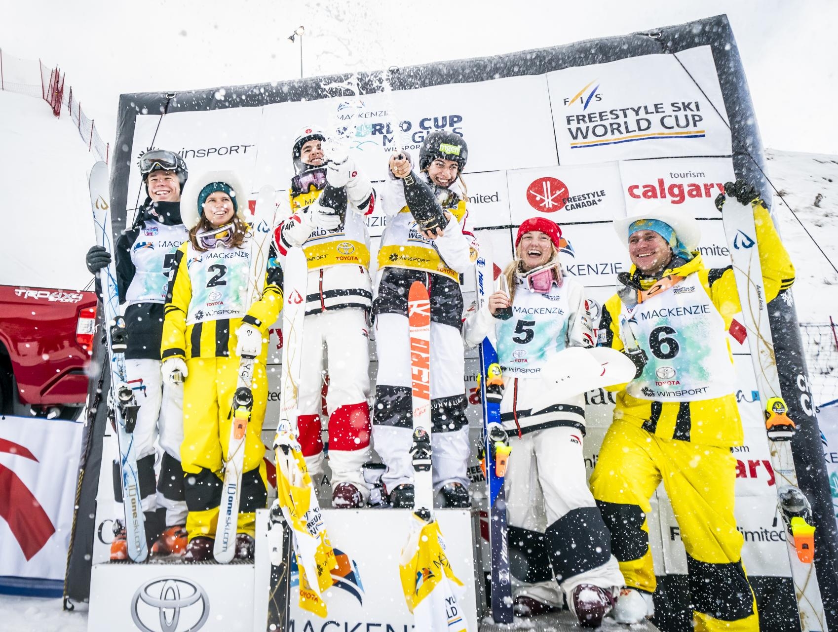 Kingsbury wins 9th gold in Calgary; Dufour-Lapointe beams in third