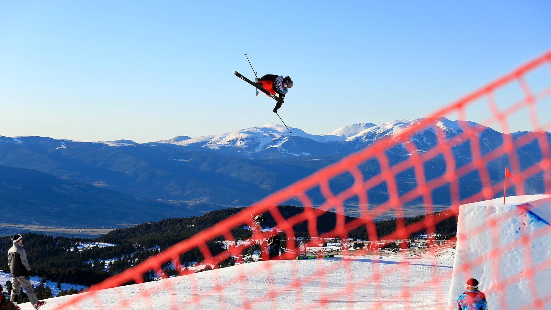 Freeski slopestyle event kickoff – Font Romeu, January 11th