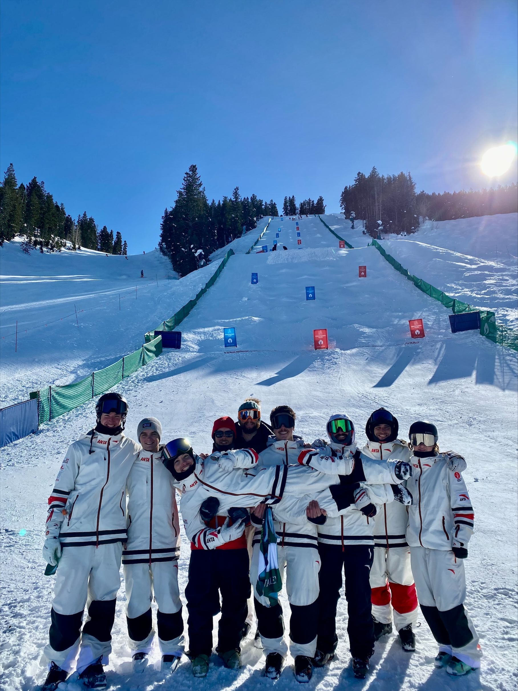 Canadians NextGen take on the famous Champion mogul course in Deer Valley Resort