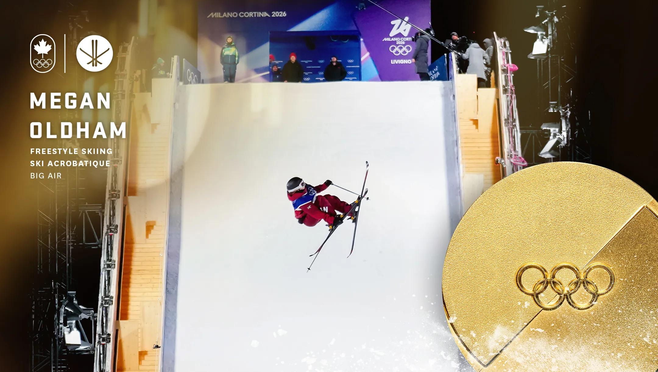 Megan Oldham wins gold in women’s ski big air