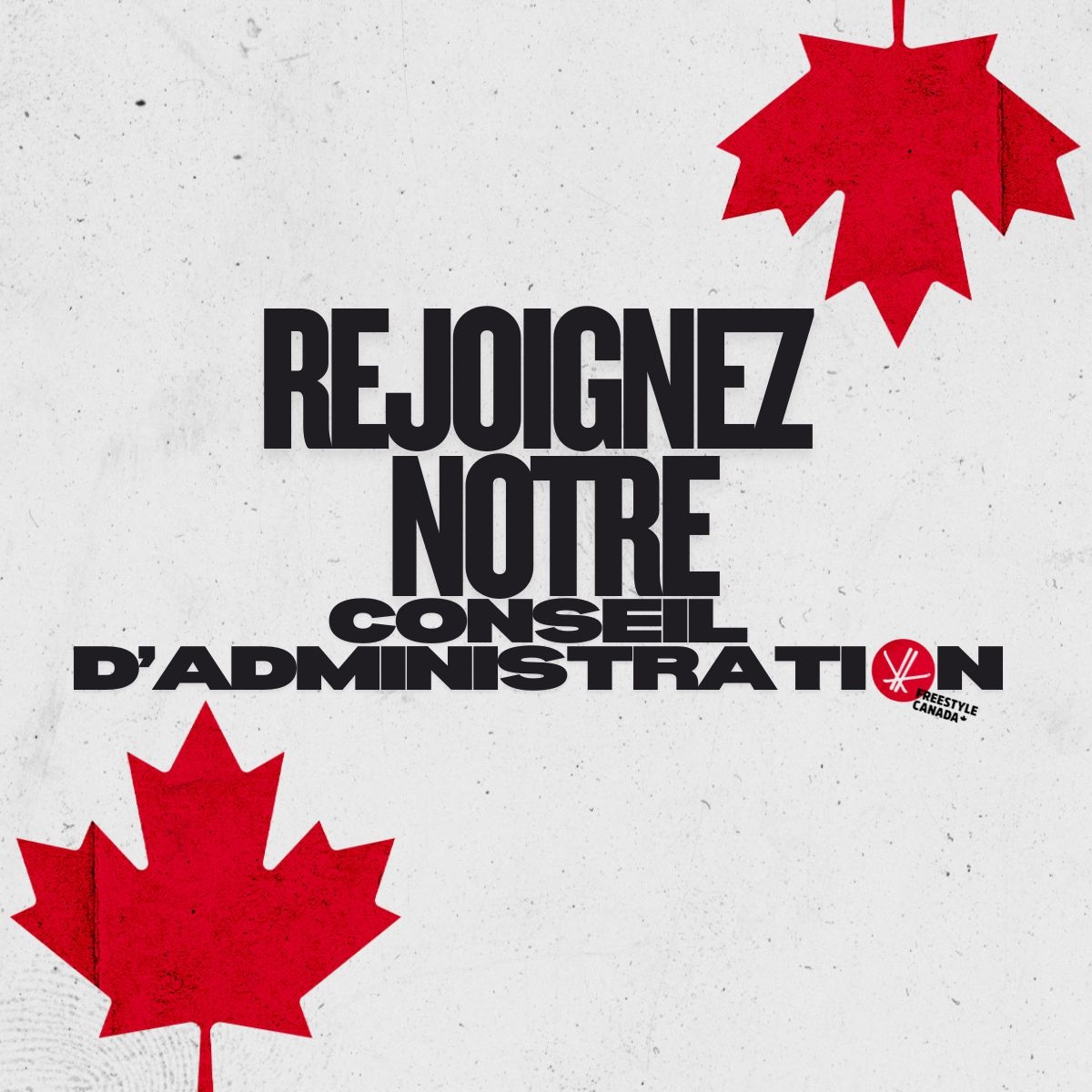 Freestyle Canada recherche des leaders pour son conseil d’administration