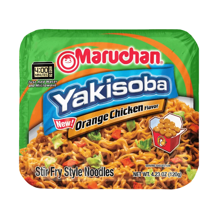 maru-nyanco (紹介ページ) Orange Chicken Flavor Yakisoba - Maruchan