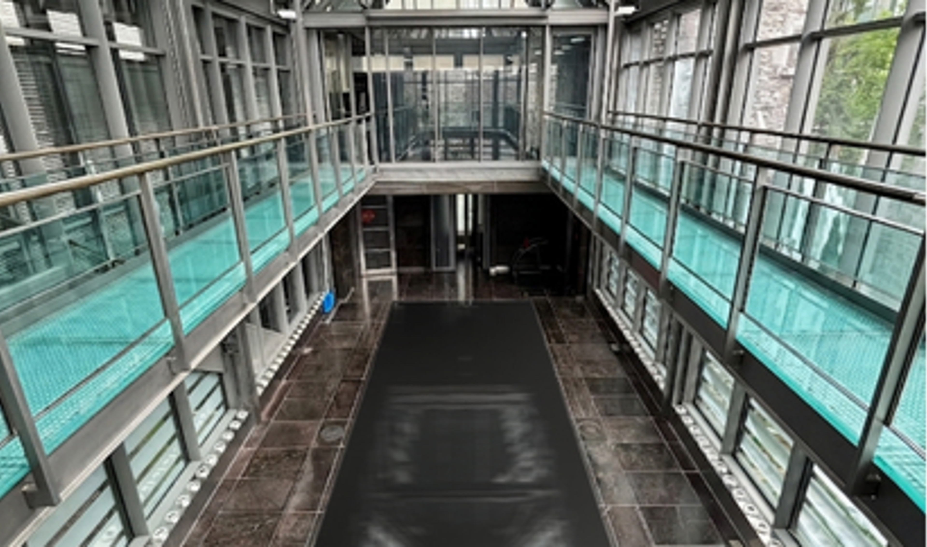 Les passerelles vitrées de l’Atrium