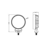 3.6 inch 16W Round OSRAM LED Work Lamps with Handle & Switch — view 4
