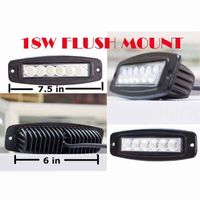 7.5inch 18W Flush Mount LED Work Lights — view 3