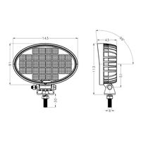 5.6inch 32W Oval LED Work Lights — view 4