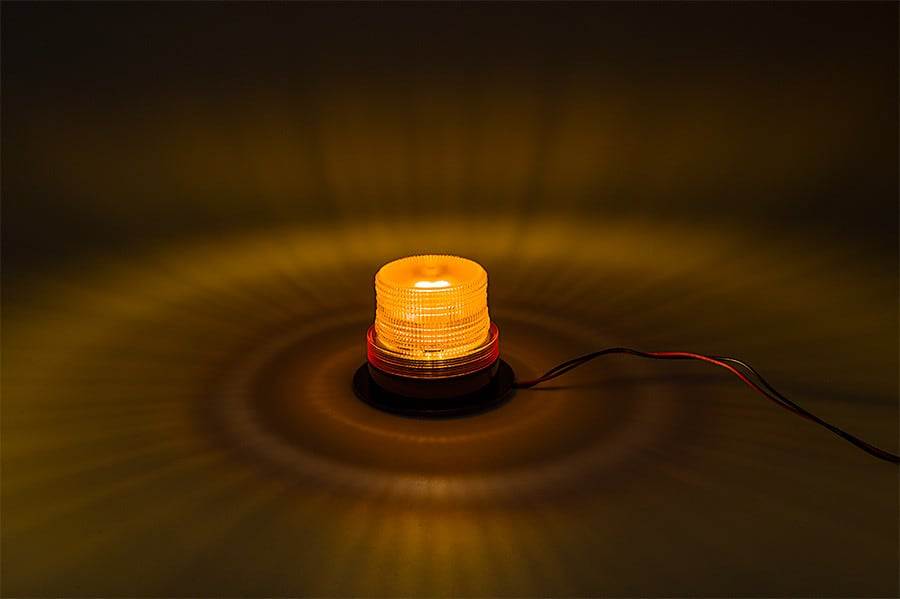 3-3/4″ Amber LED Strobe Light Beacon — view 4