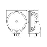9inch 135W Round LED Driving Lights with DRL — view 4