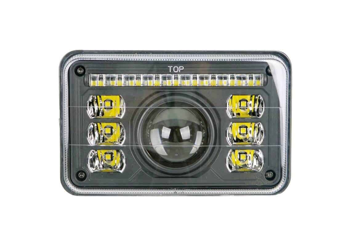 6×4 in LED Headlight with DRL — view 2