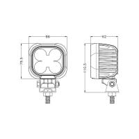 3.4inch 50W Osram LED Work Light — view 4