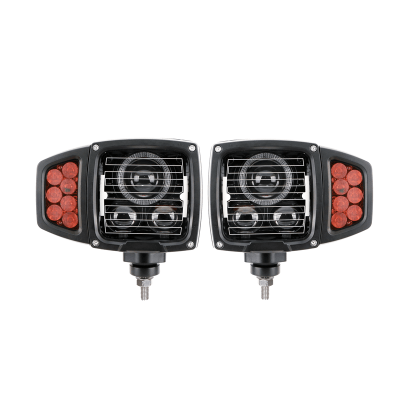 ECE Approved Combination Heavy Duty Heated LED Plow Headlights