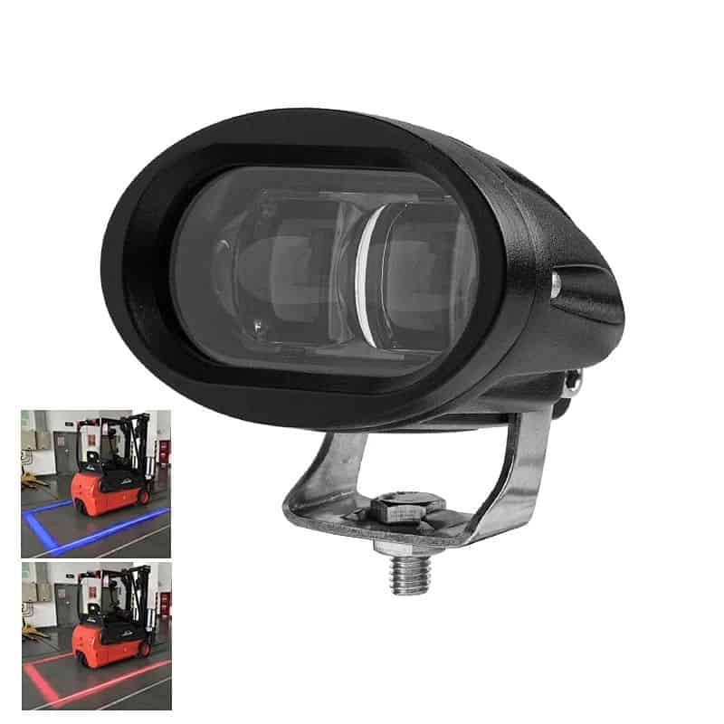 4inch 20W Red/Blue Zone Warning Lights